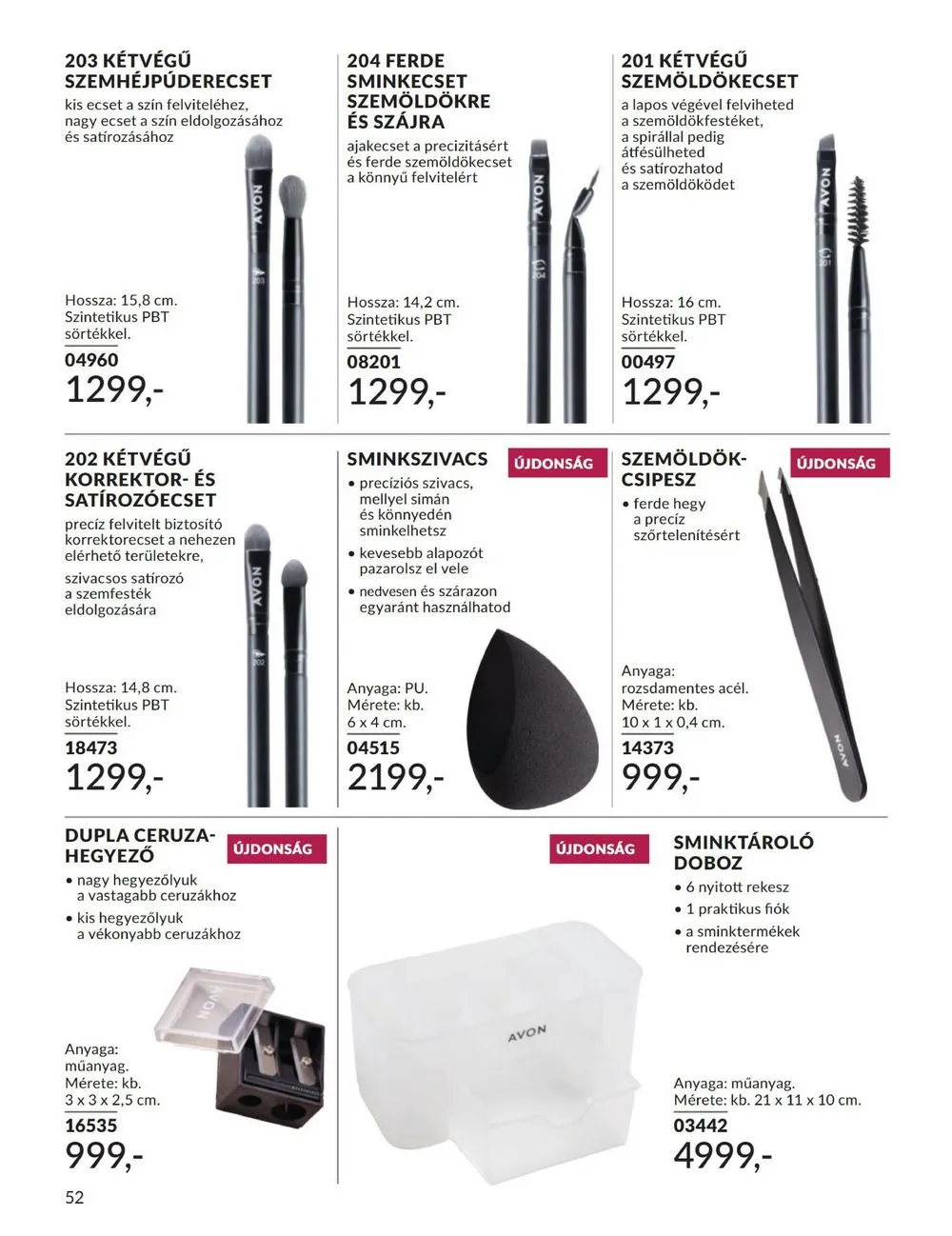 Avon akciós újság 08.01–08.31 – 52. oldal