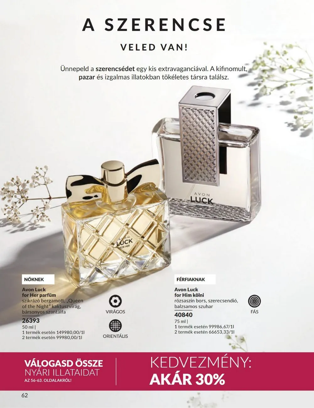 Avon akciós újság 08.01–08.31 – 62. oldal