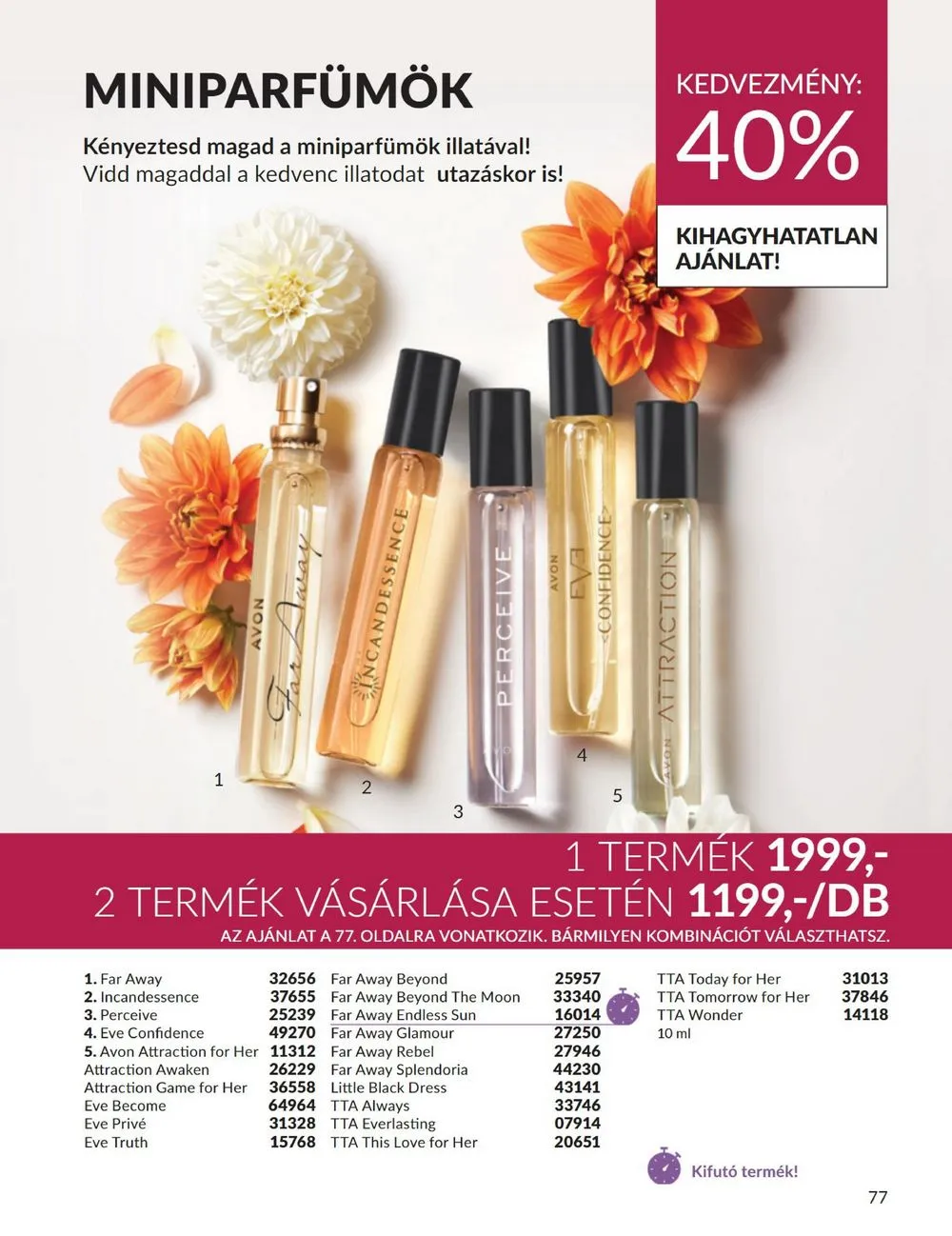 Avon akciós újság 08.01–08.31 – 77. oldal