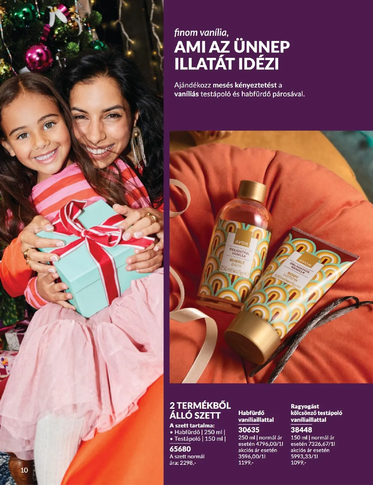 Avon akciós újság 11.01–11.30 – 10. oldal