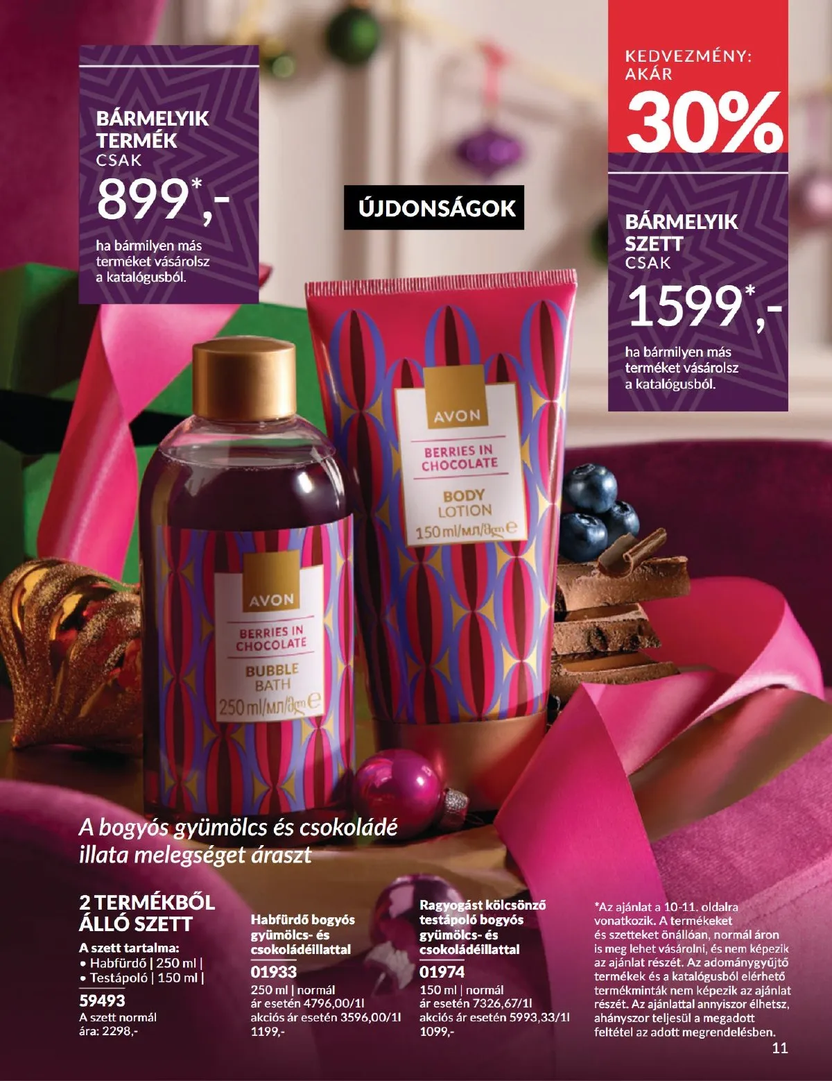 Avon akciós újság 11.01–11.30 – 11. oldal