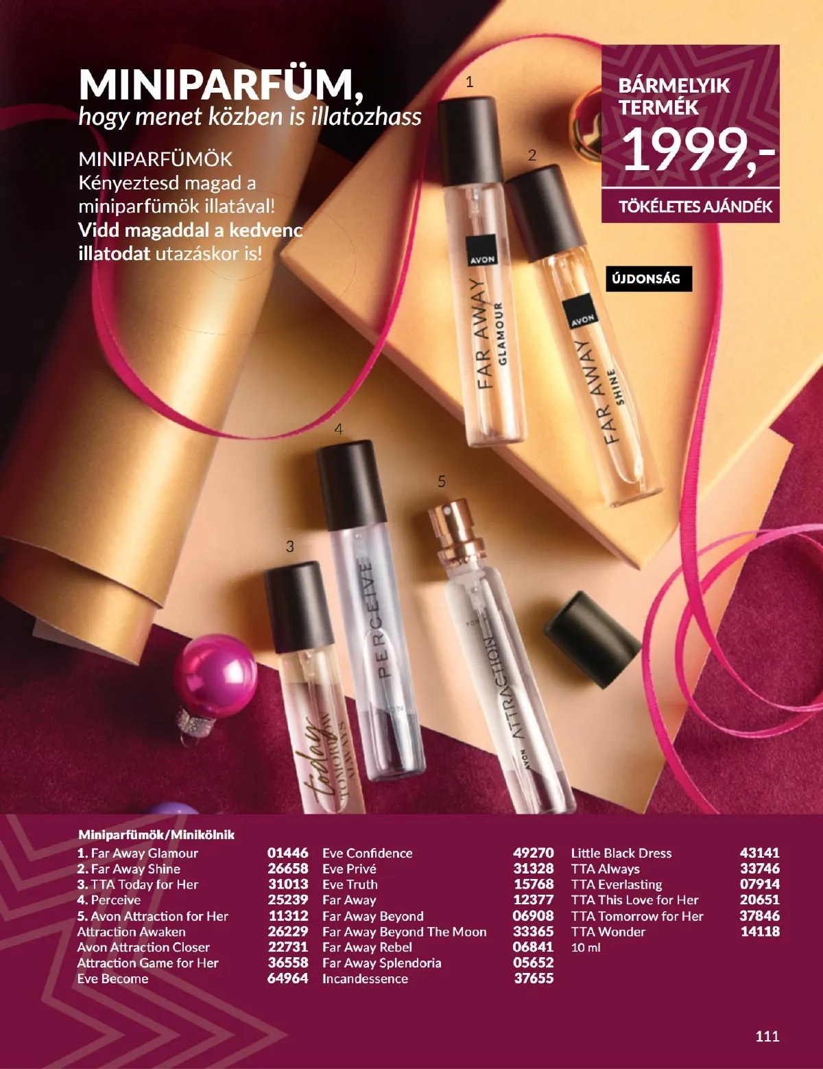 Avon akciós újság 11.01–11.30 – 111. oldal