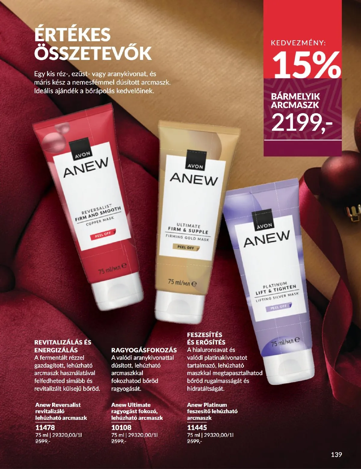 Avon akciós újság 11.01–11.30 – 139. oldal