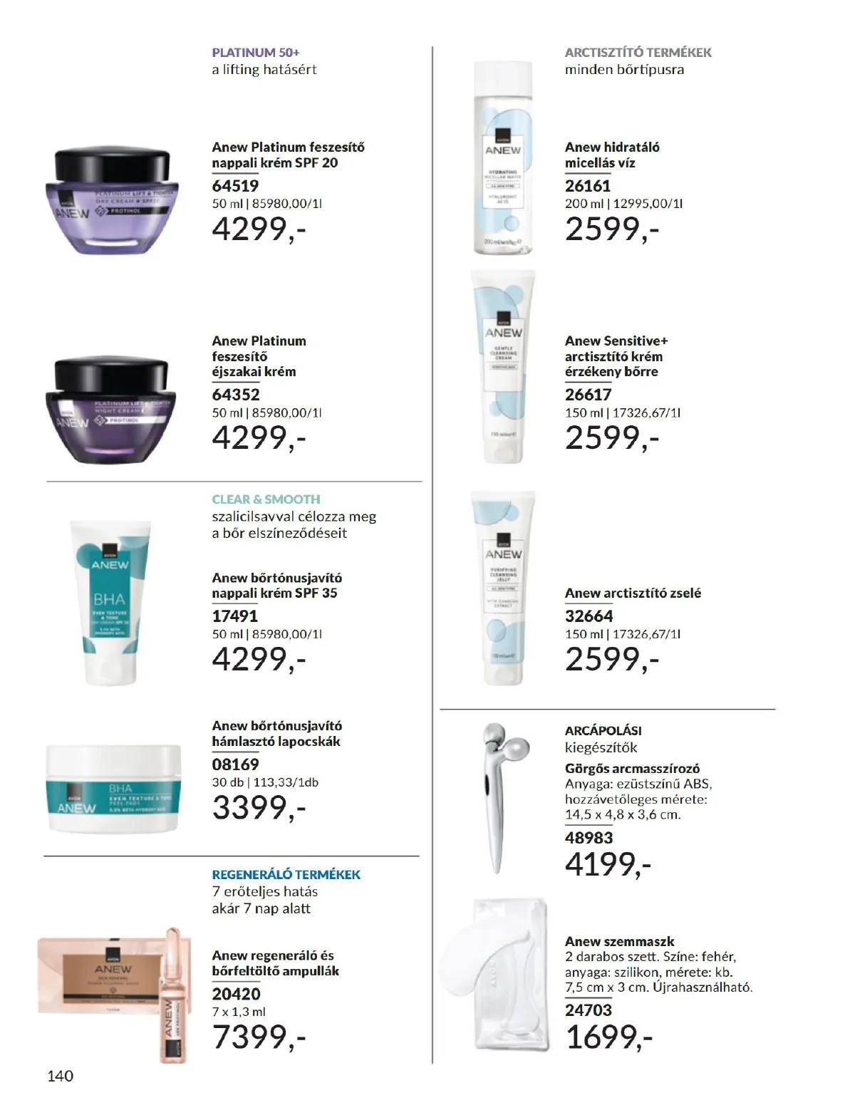 Avon akciós újság 11.01–11.30 – 140. oldal