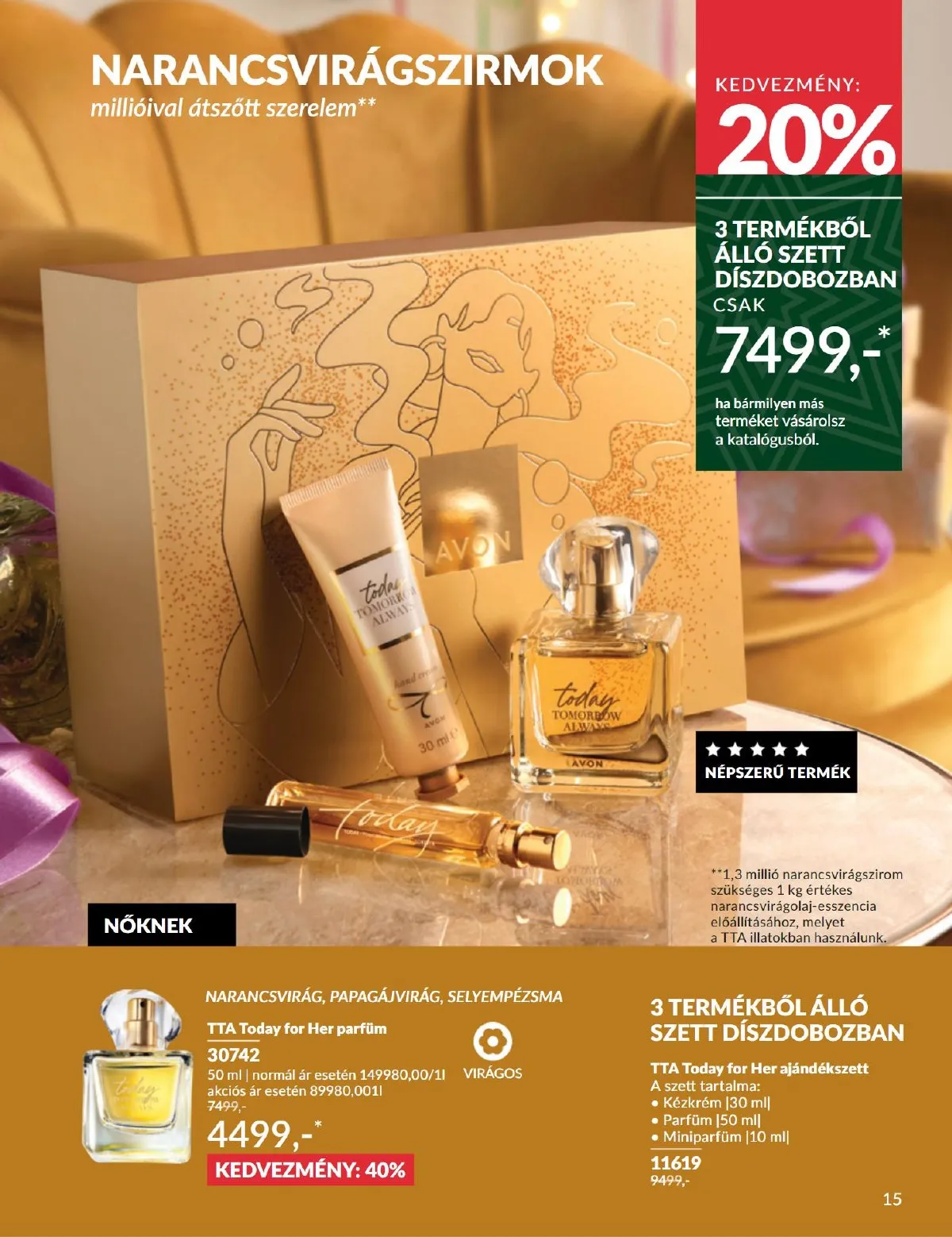 Avon akciós újság 11.01–11.30 – 15. oldal