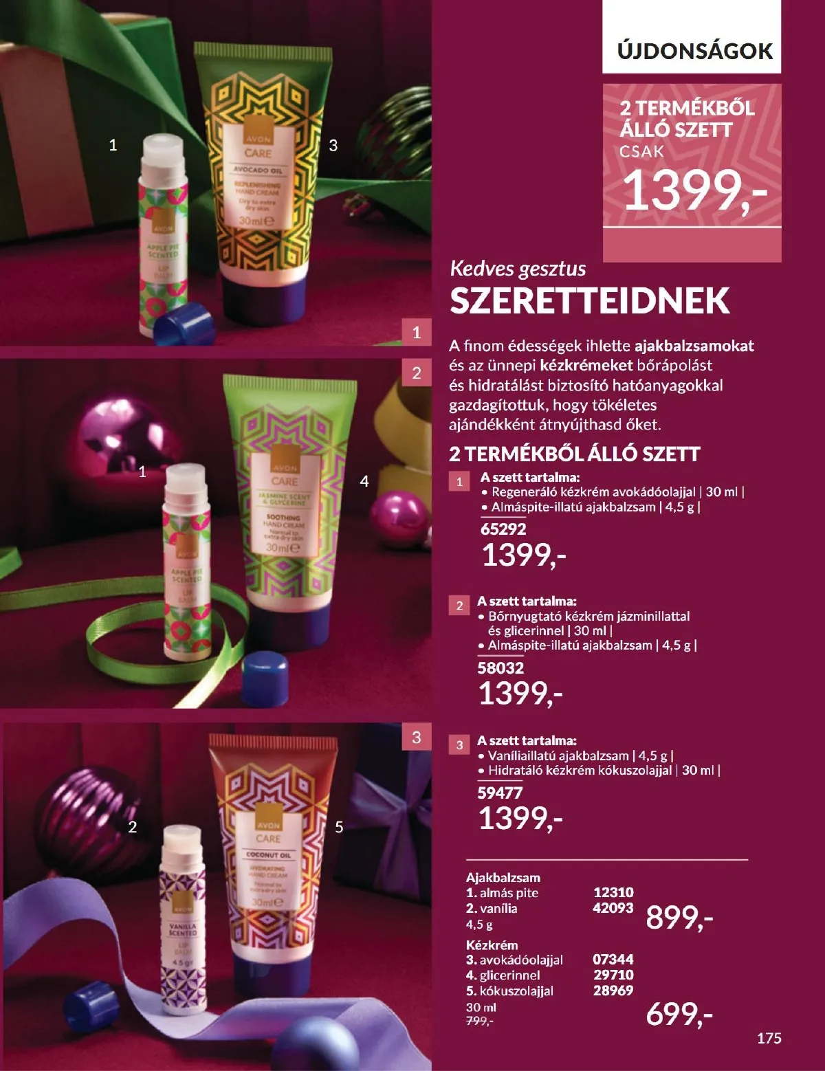 Avon akciós újság 11.01–11.30 – 175. oldal
