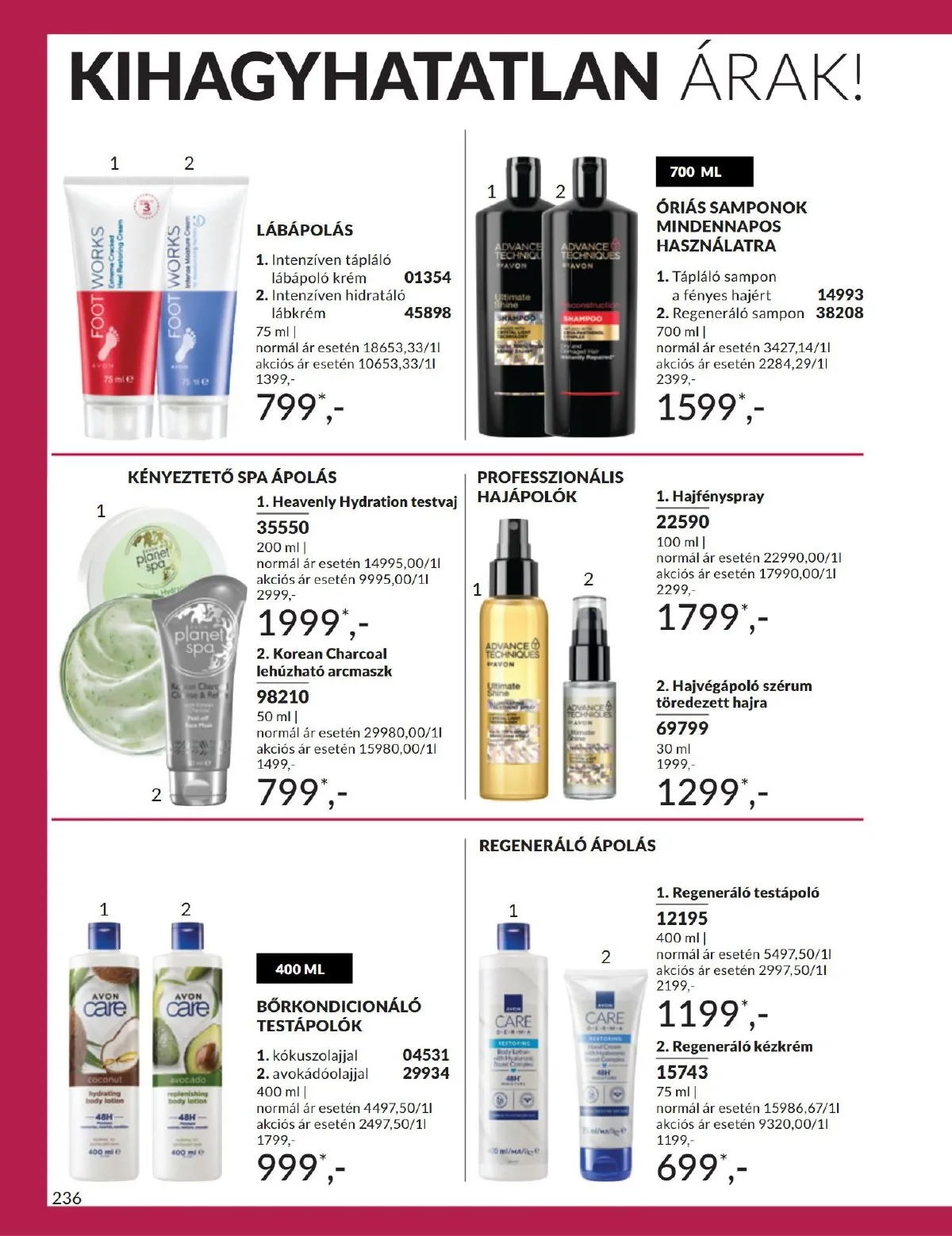 Avon akciós újság 11.01–11.30 – 236. oldal