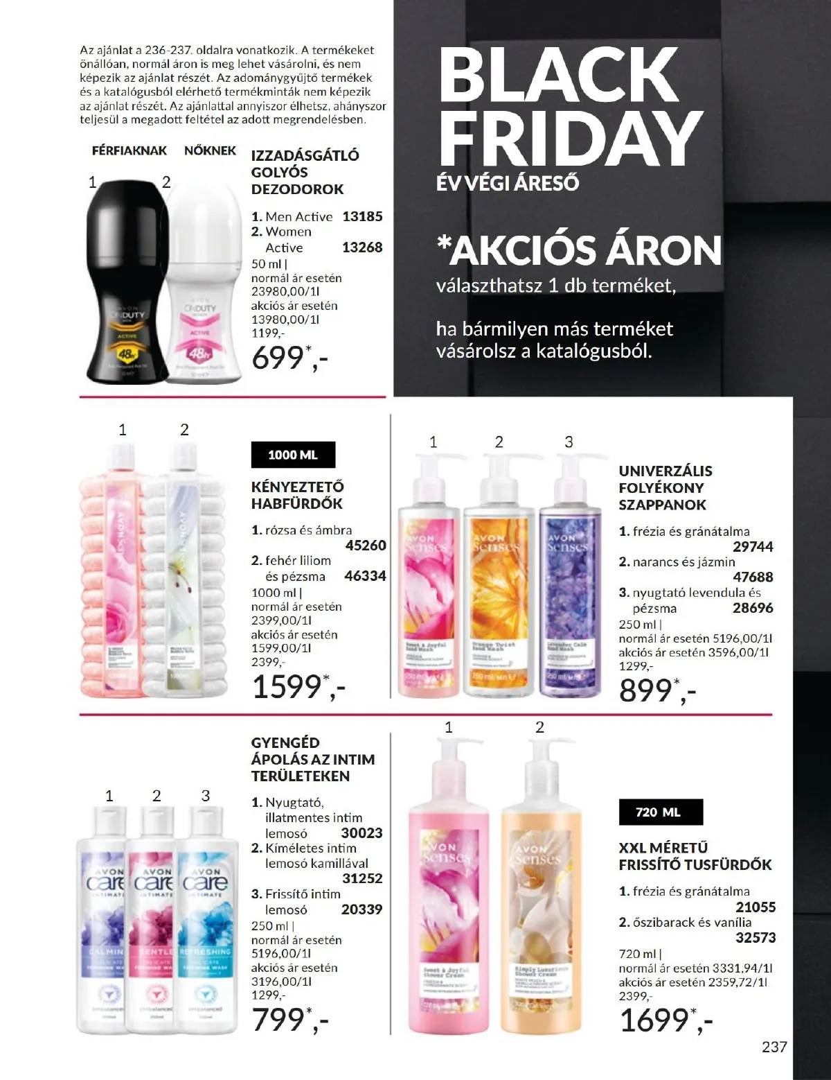 Avon akciós újság 11.01–11.30 – 237. oldal