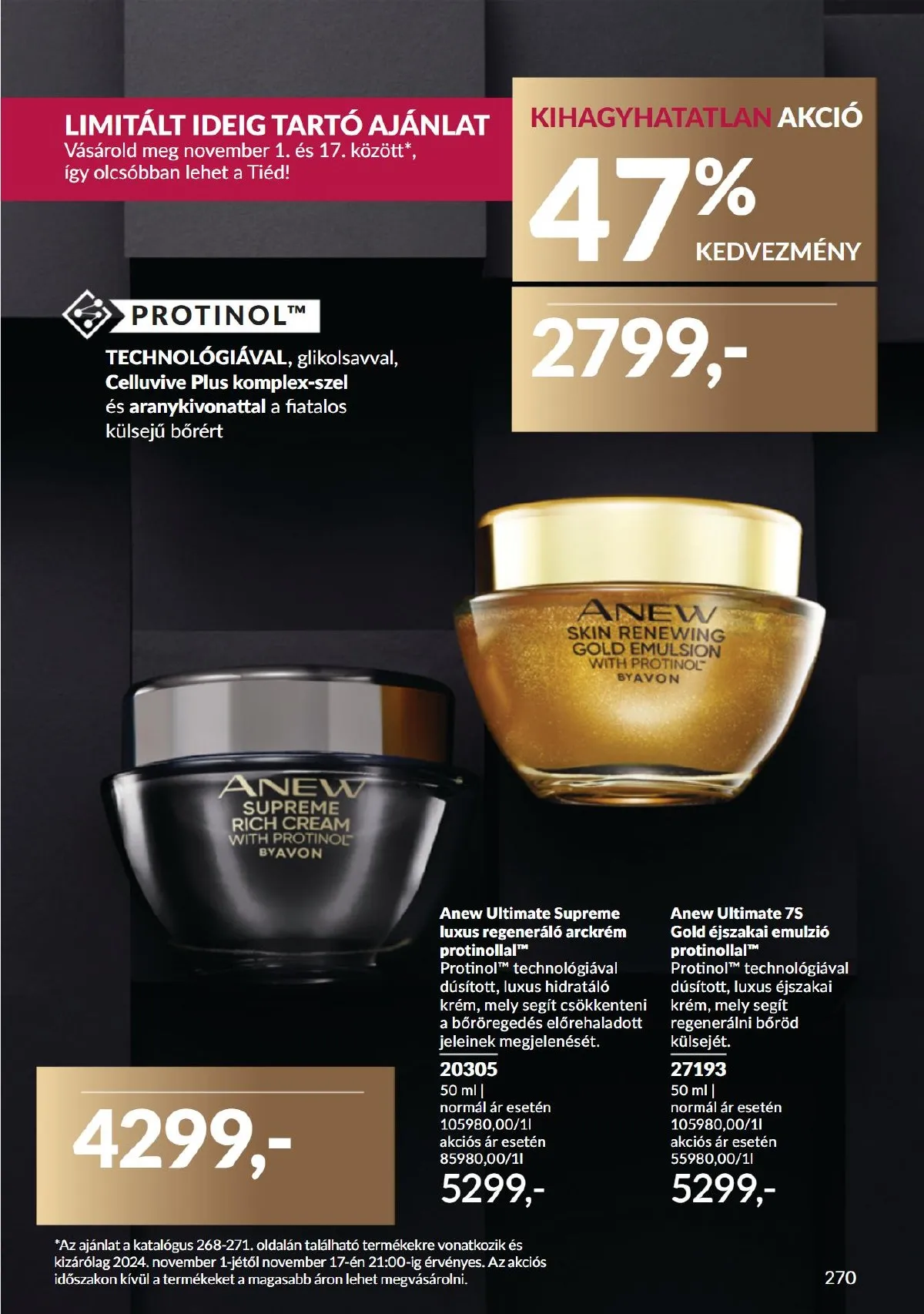 Avon akciós újság 11.01–11.30 – 270. oldal