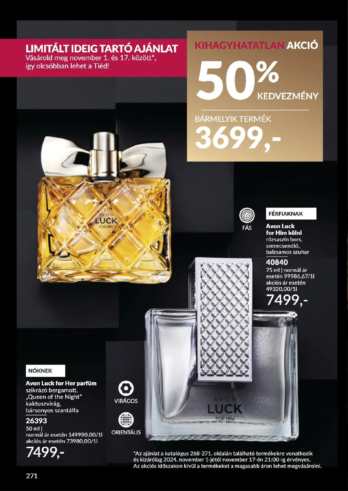Avon akciós újság 11.01–11.30 – 271. oldal