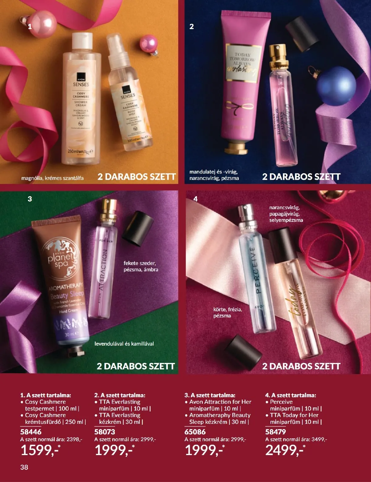 Avon akciós újság 11.01–11.30 – 38. oldal