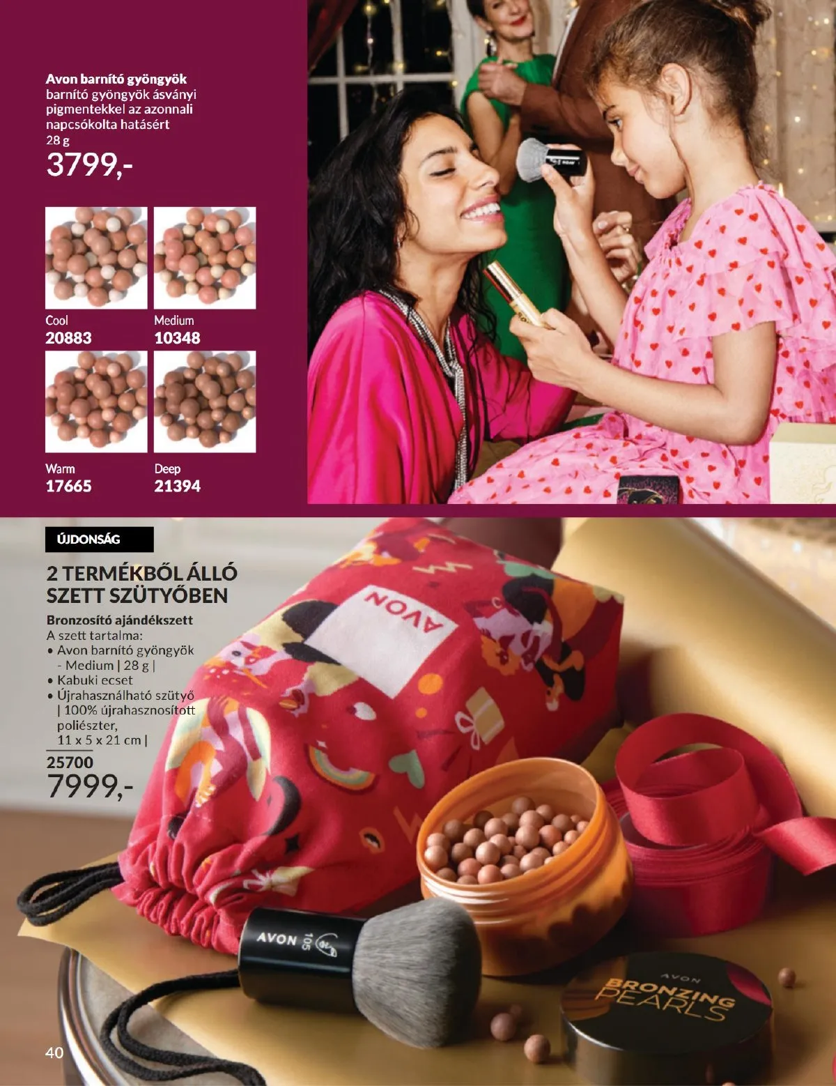Avon akciós újság 11.01–11.30 – 40. oldal