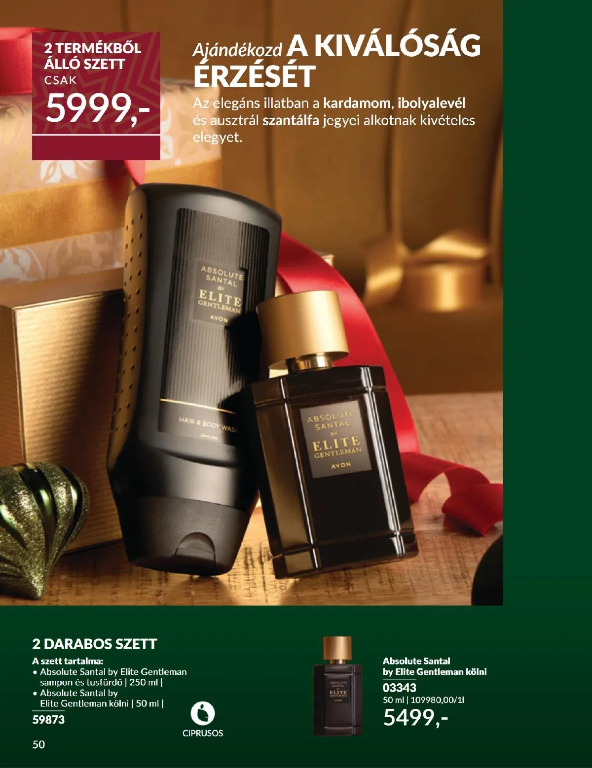 Avon akciós újság 11.01–11.30 – 50. oldal