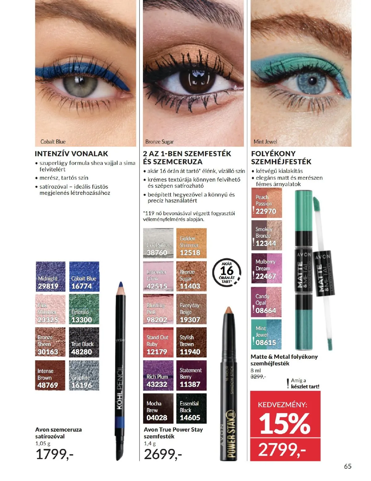 Avon akciós újság 11.01–11.30 – 65. oldal