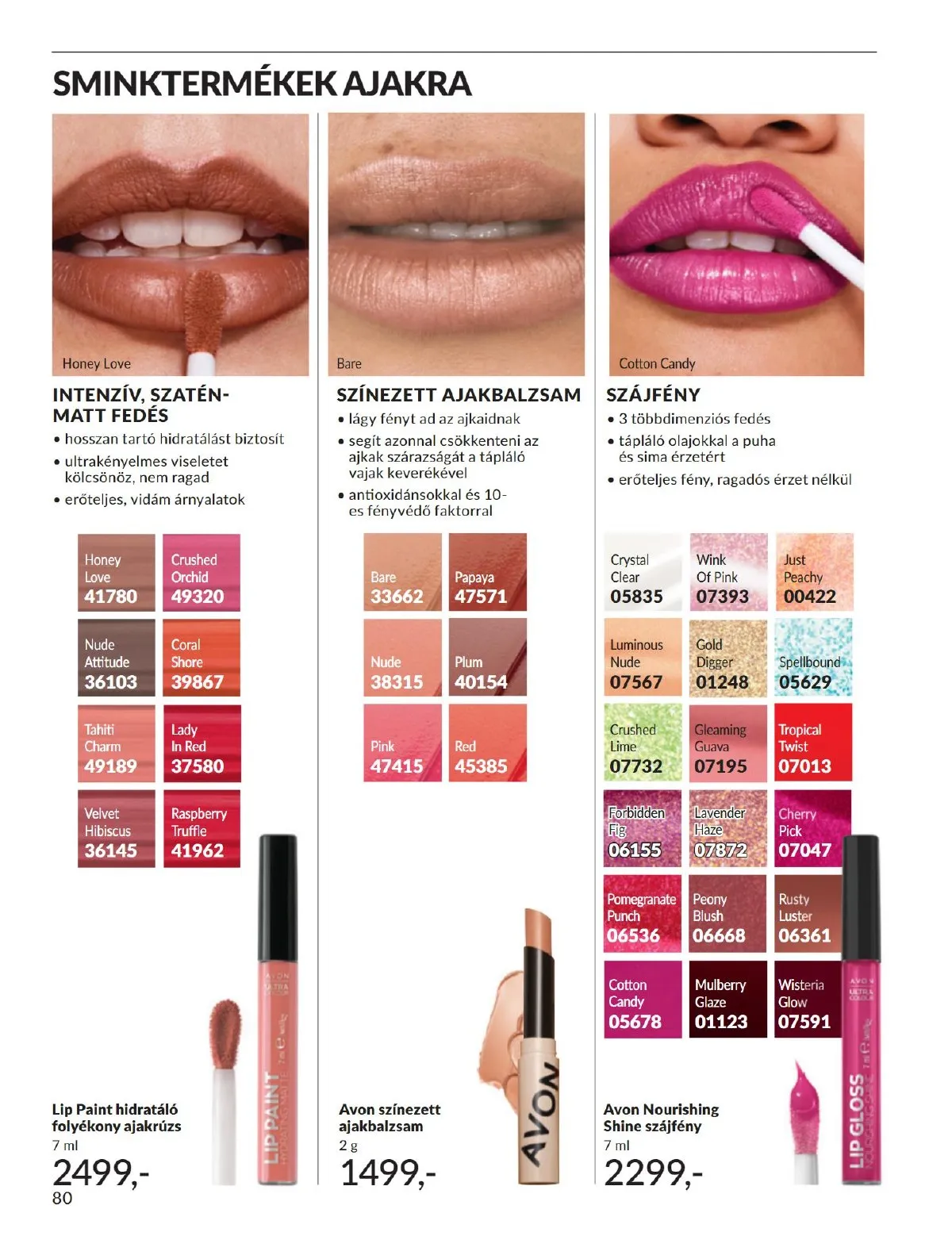 Avon akciós újság 11.01–11.30 – 80. oldal