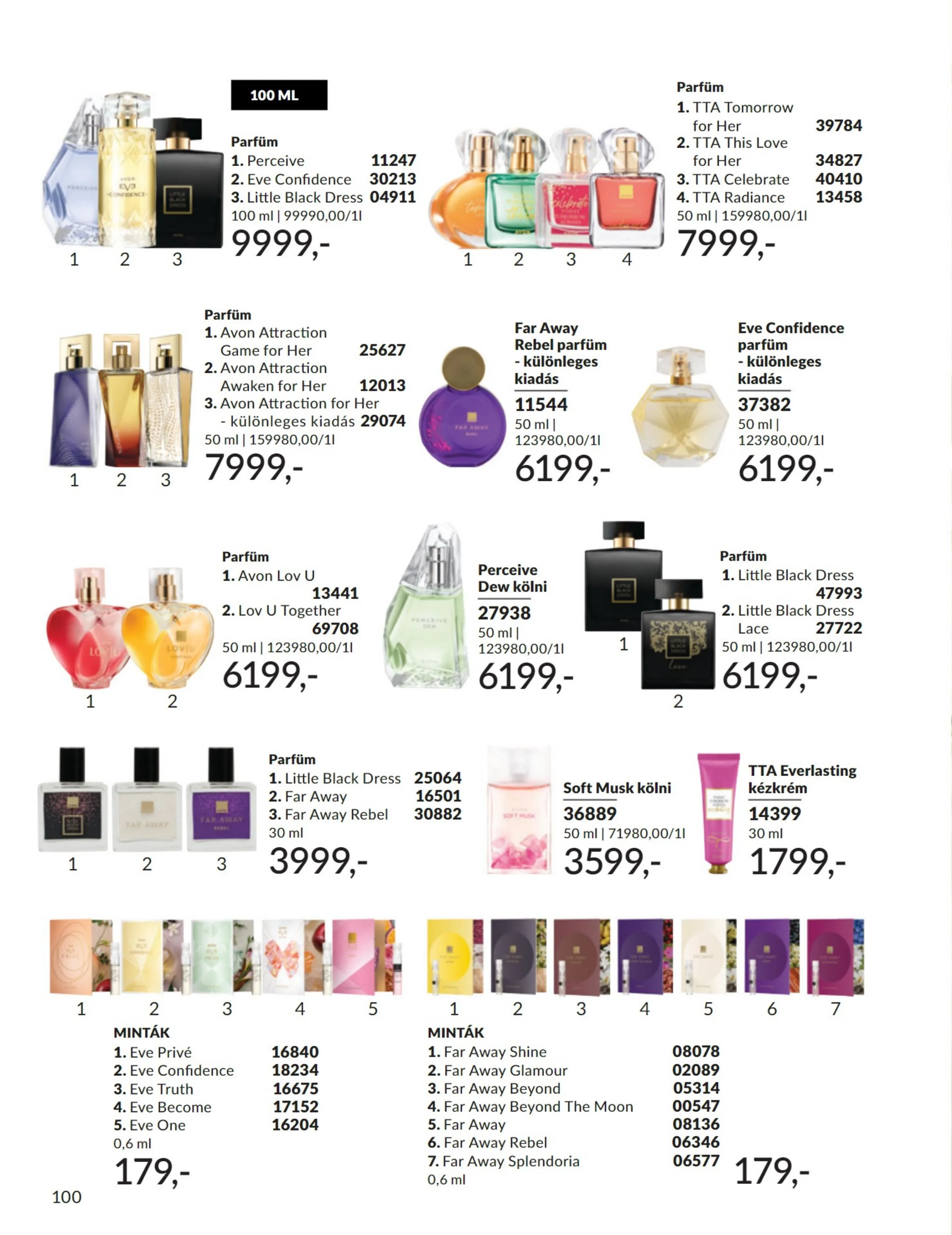 Avon akciós újság 07.01–07.31 – 100. oldal