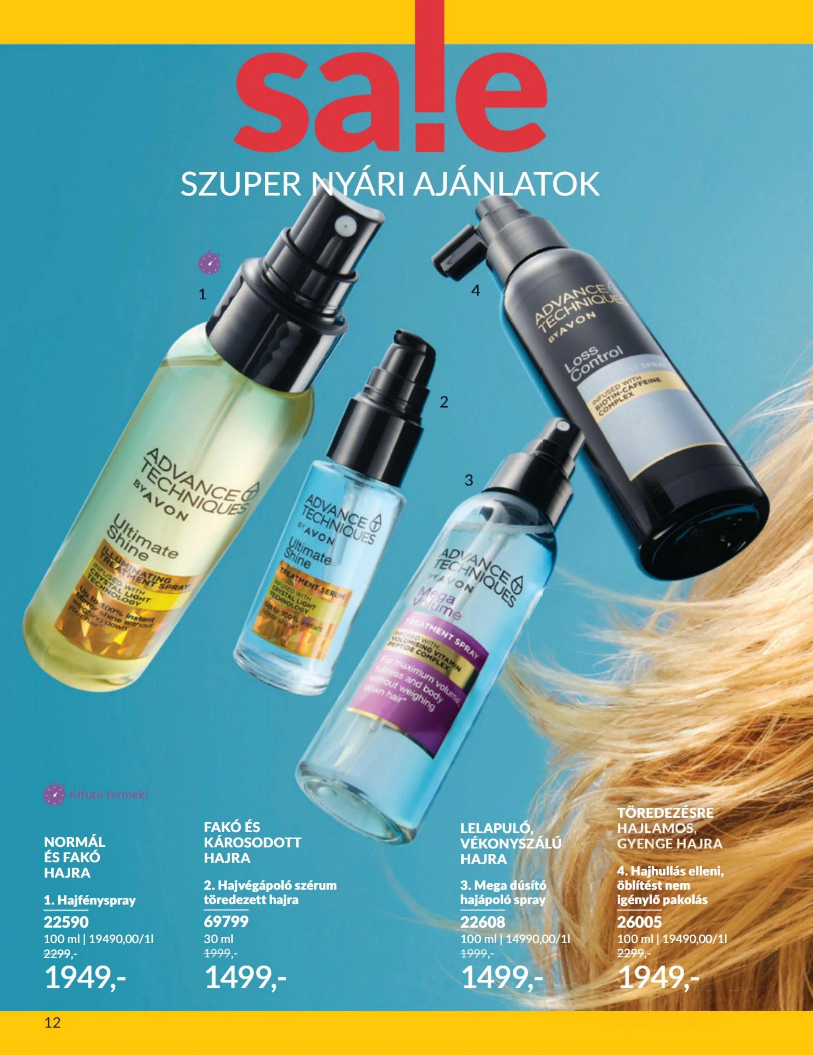 Avon akciós újság 07.01–07.31 – 12. oldal