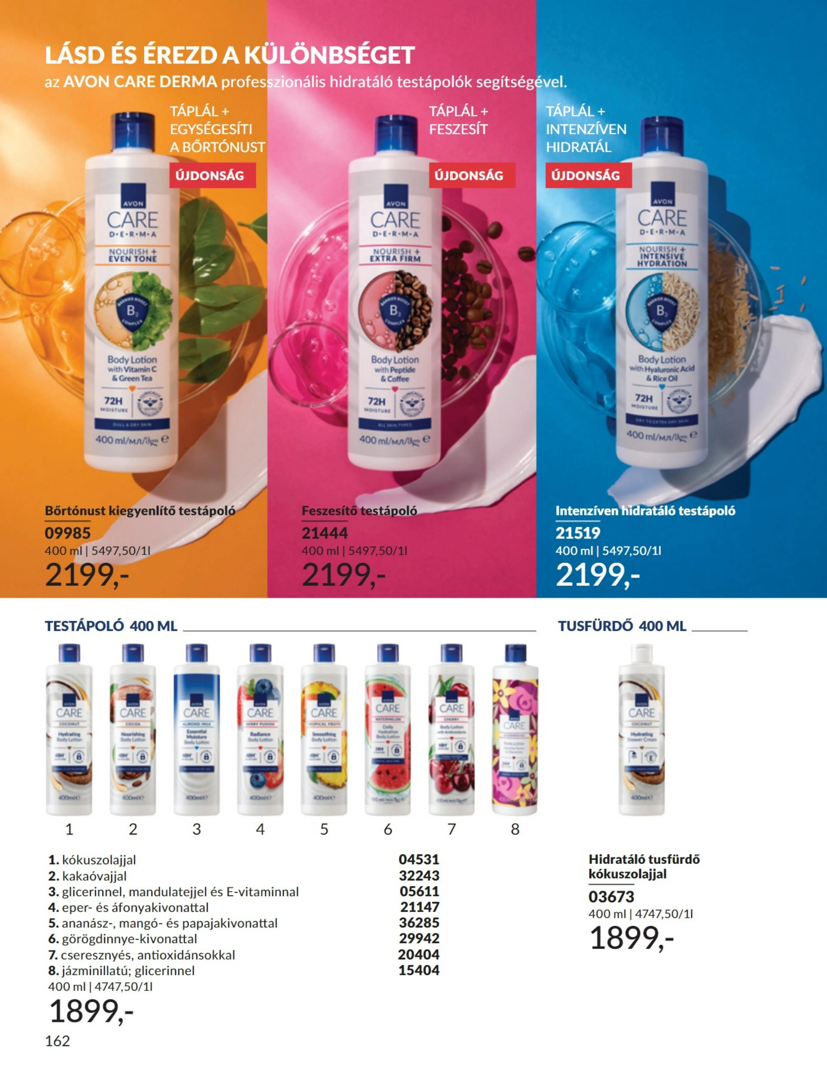 Avon akciós újság 07.01–07.31 – 162. oldal