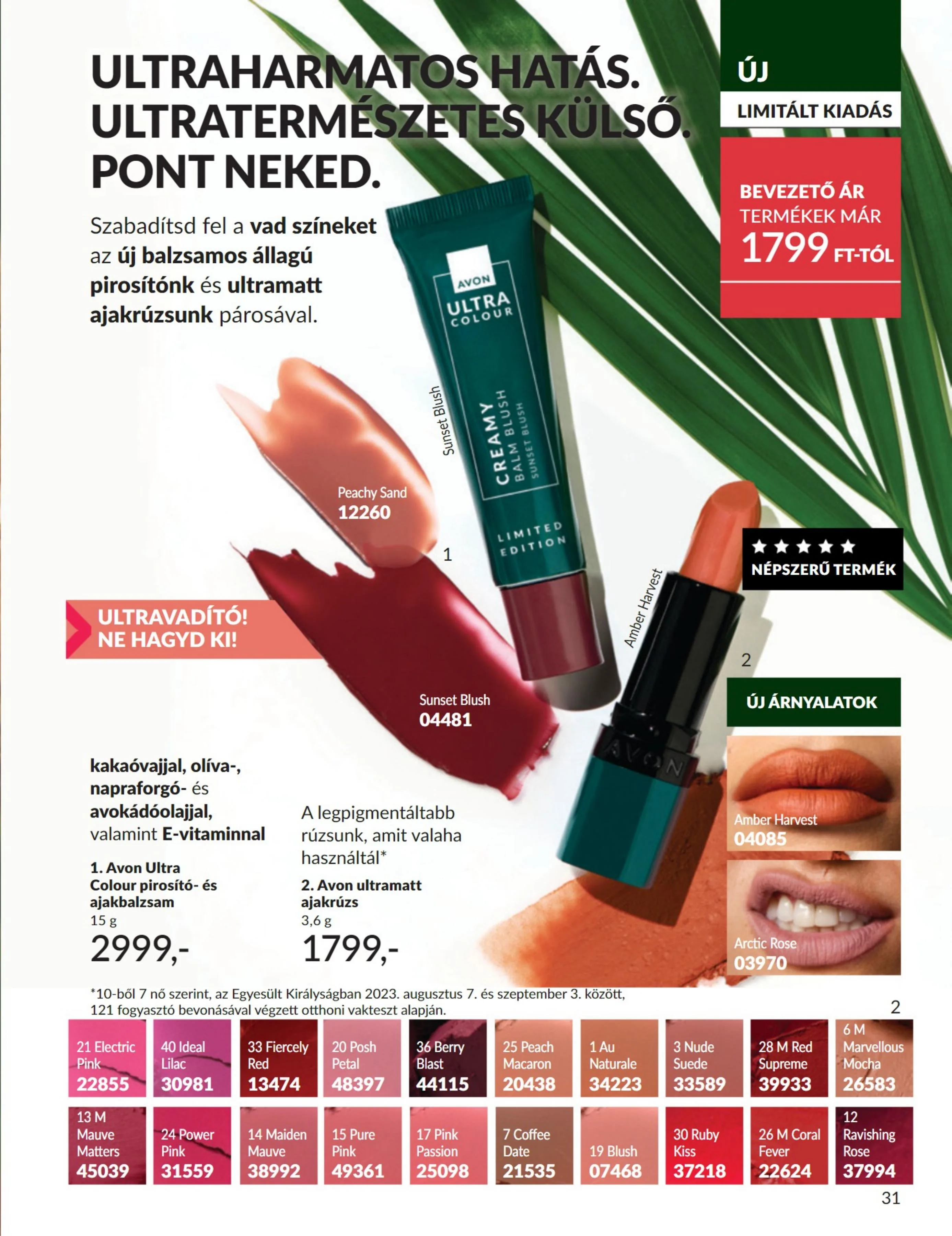 Avon akciós újság 07.01–07.31 – 31. oldal