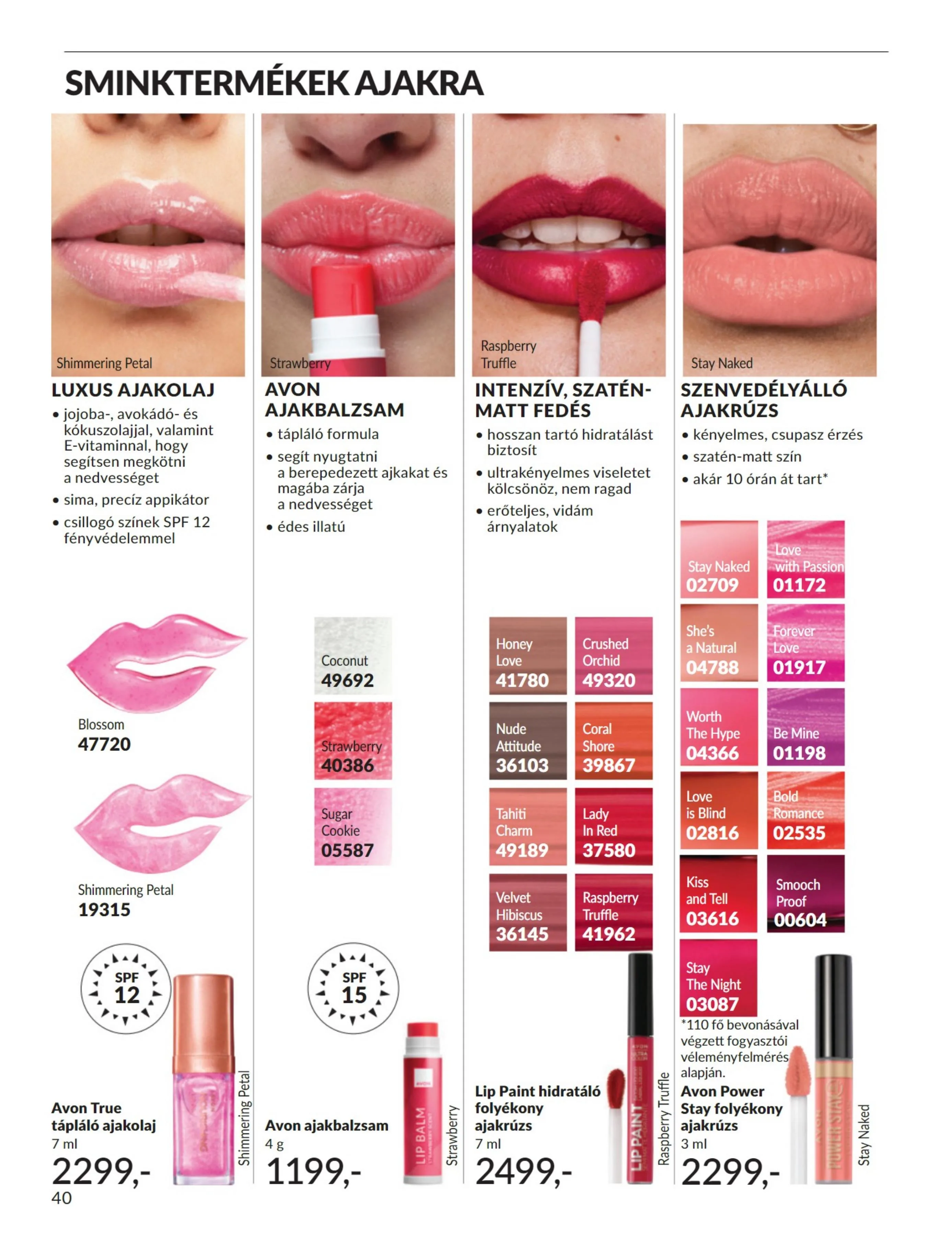Avon akciós újság 07.01–07.31 – 40. oldal
