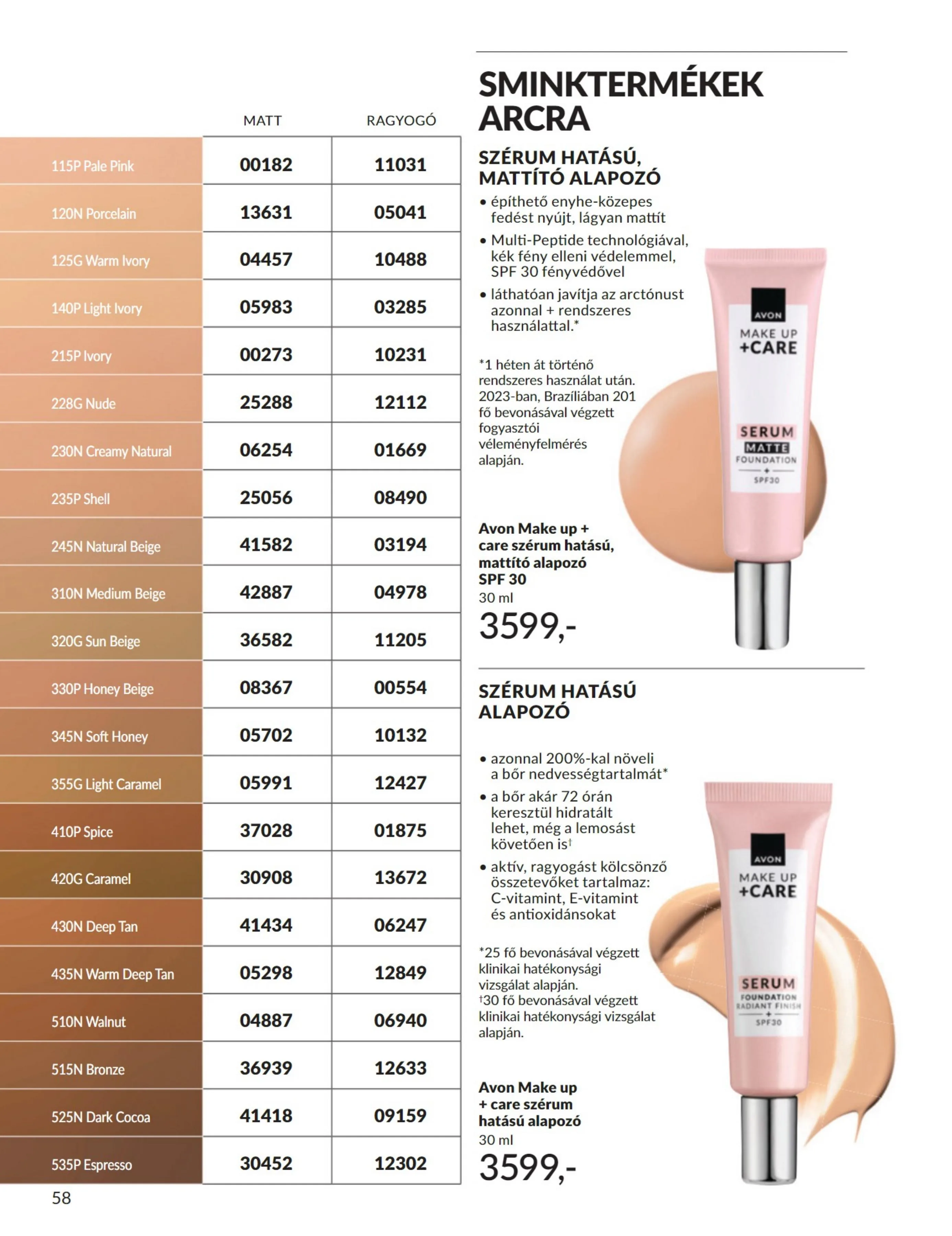 Avon akciós újság 07.01–07.31 – 58. oldal