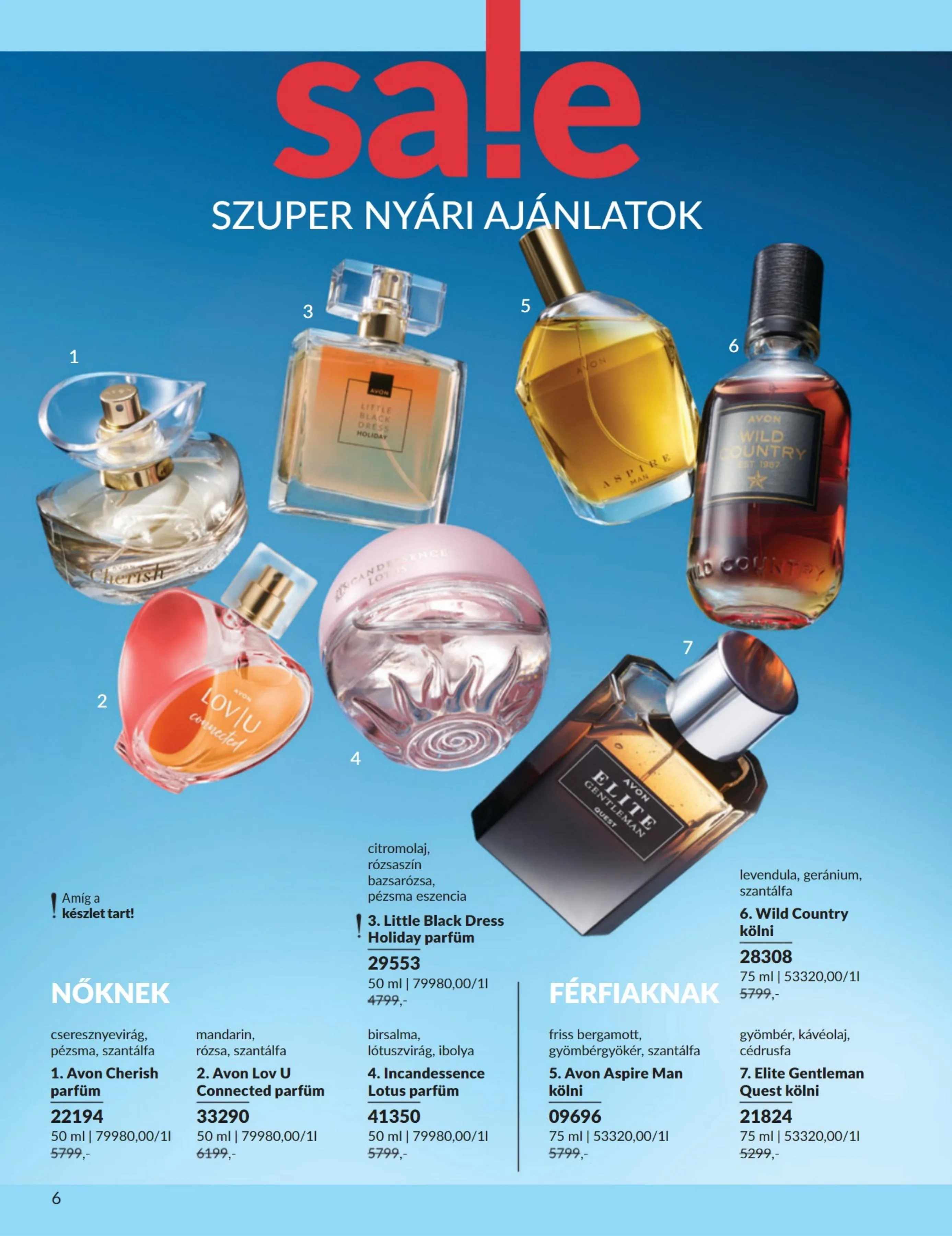 Avon akciós újság 07.01–07.31 – 6. oldal