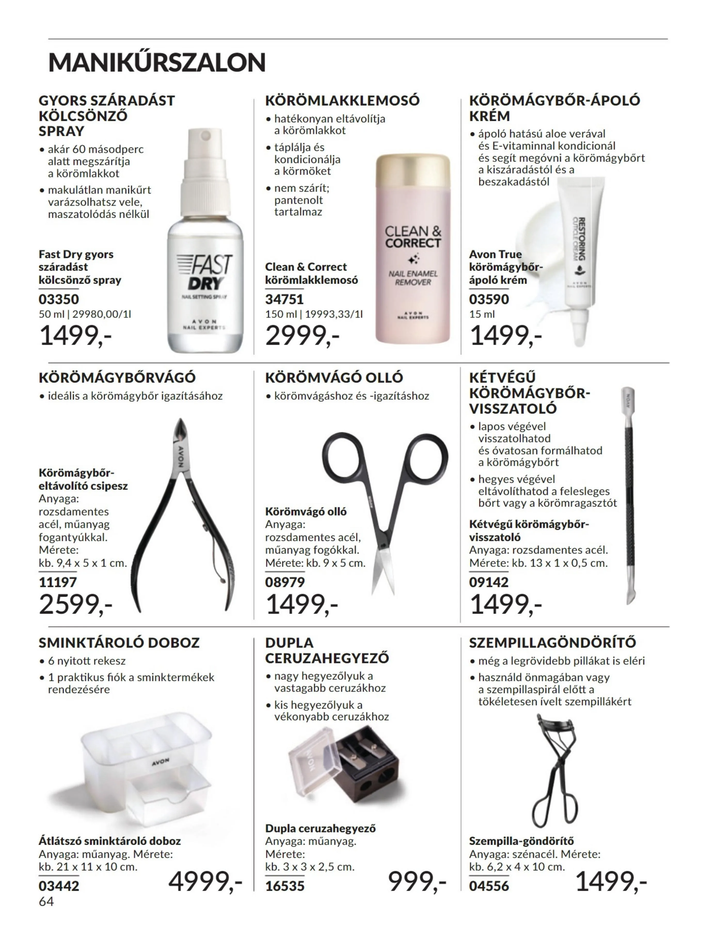 Avon akciós újság 07.01–07.31 – 64. oldal