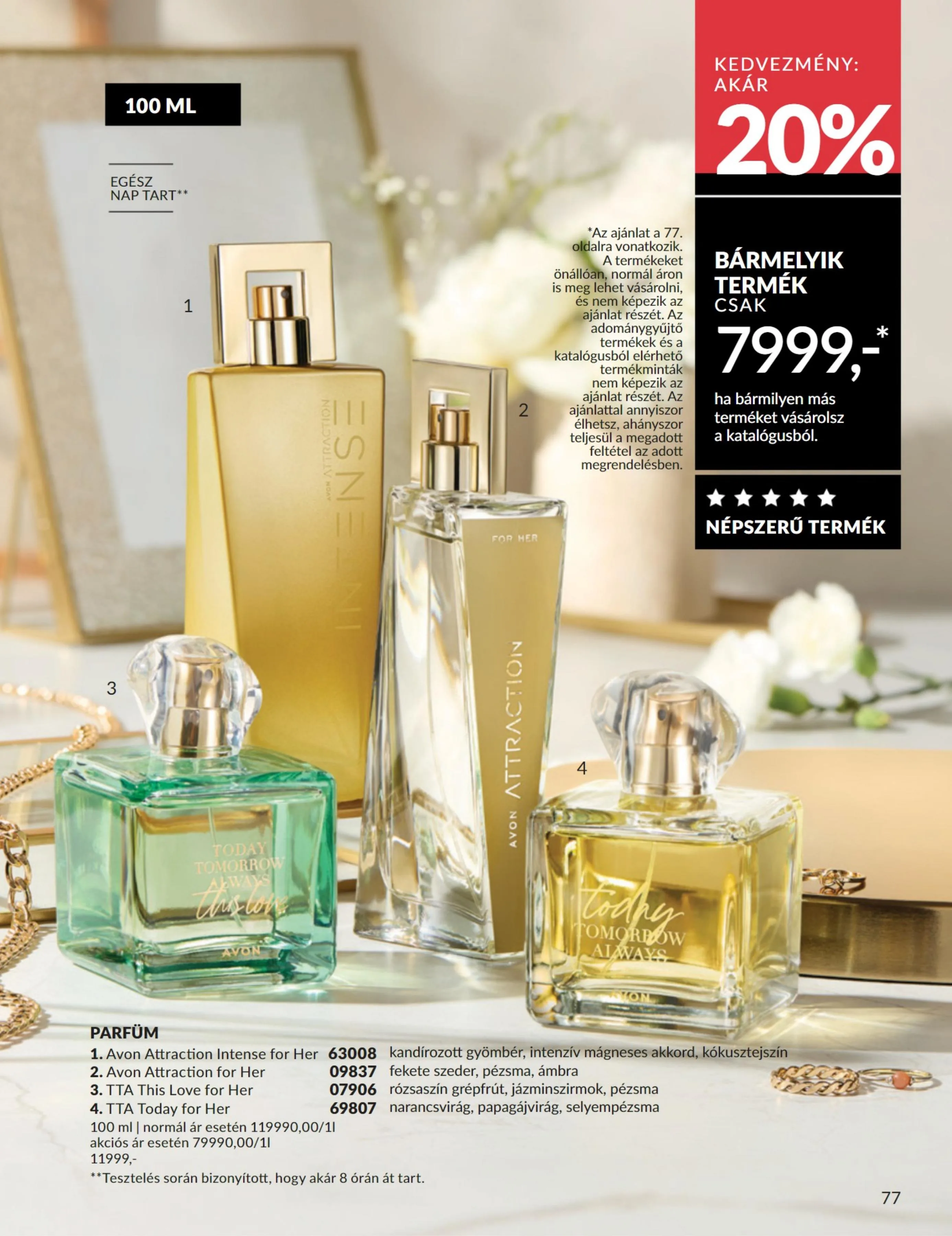 Avon akciós újság 07.01–07.31 – 77. oldal