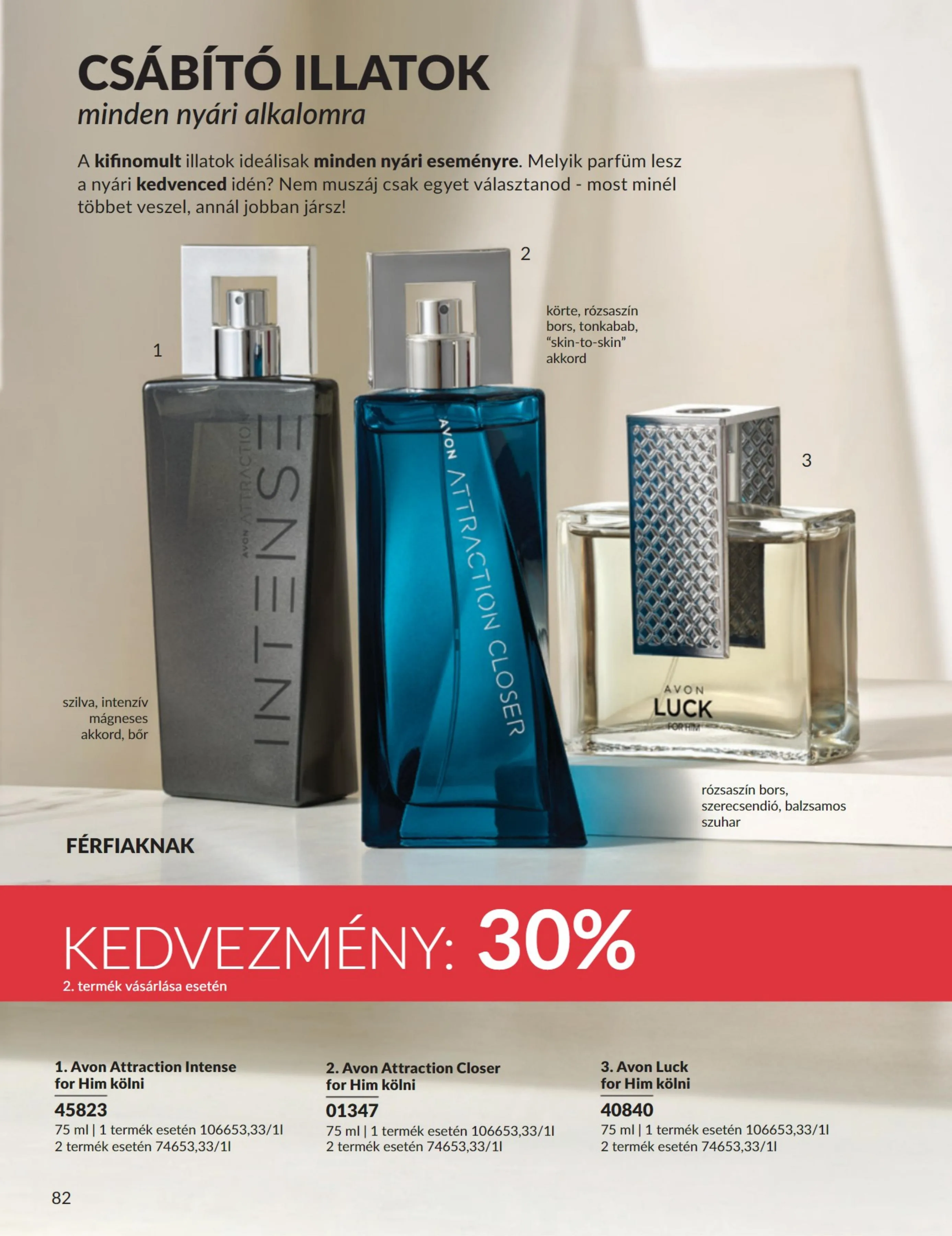 Avon akciós újság 07.01–07.31 – 82. oldal