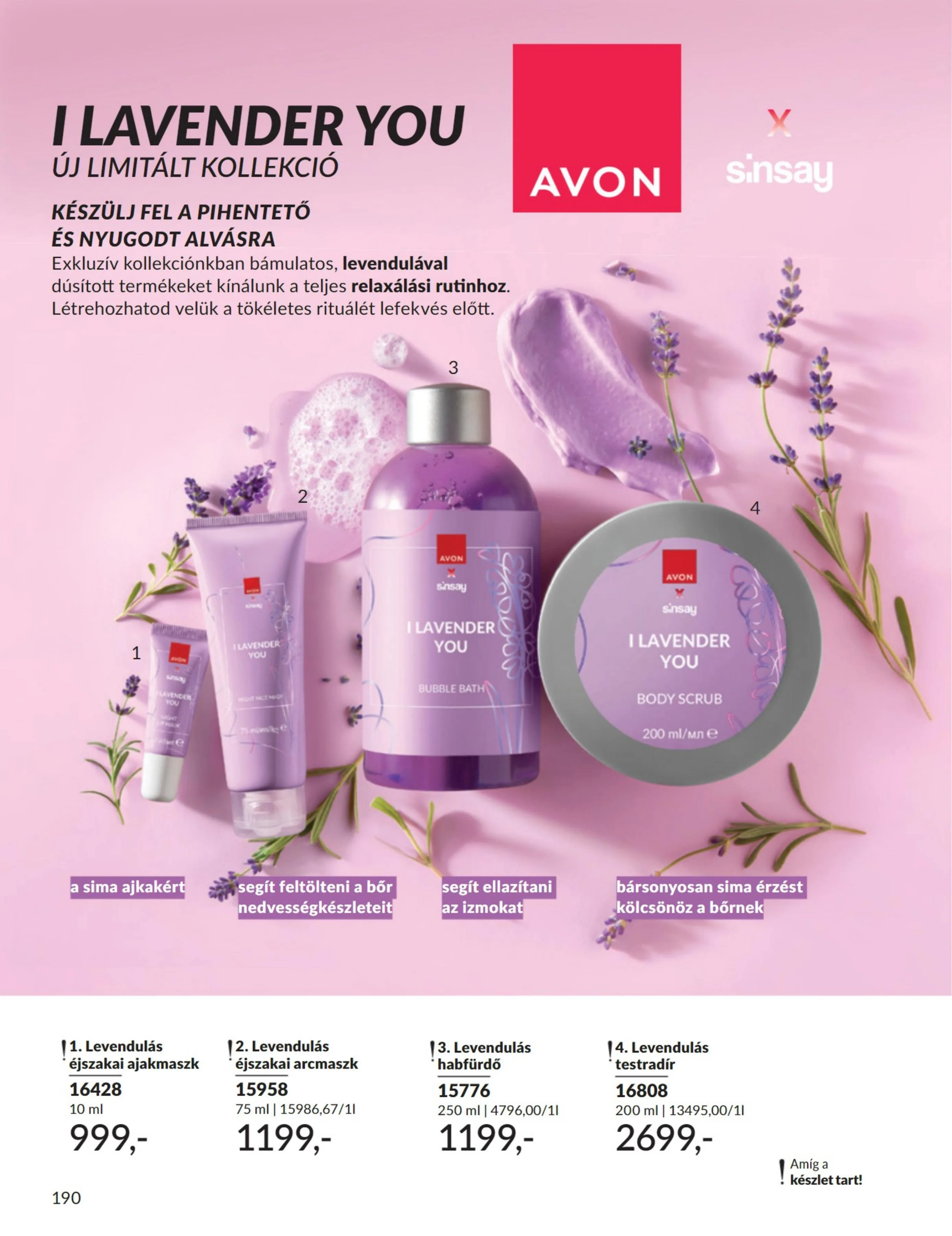 Avon akciós újság 08.01–08.31 – 189. oldal