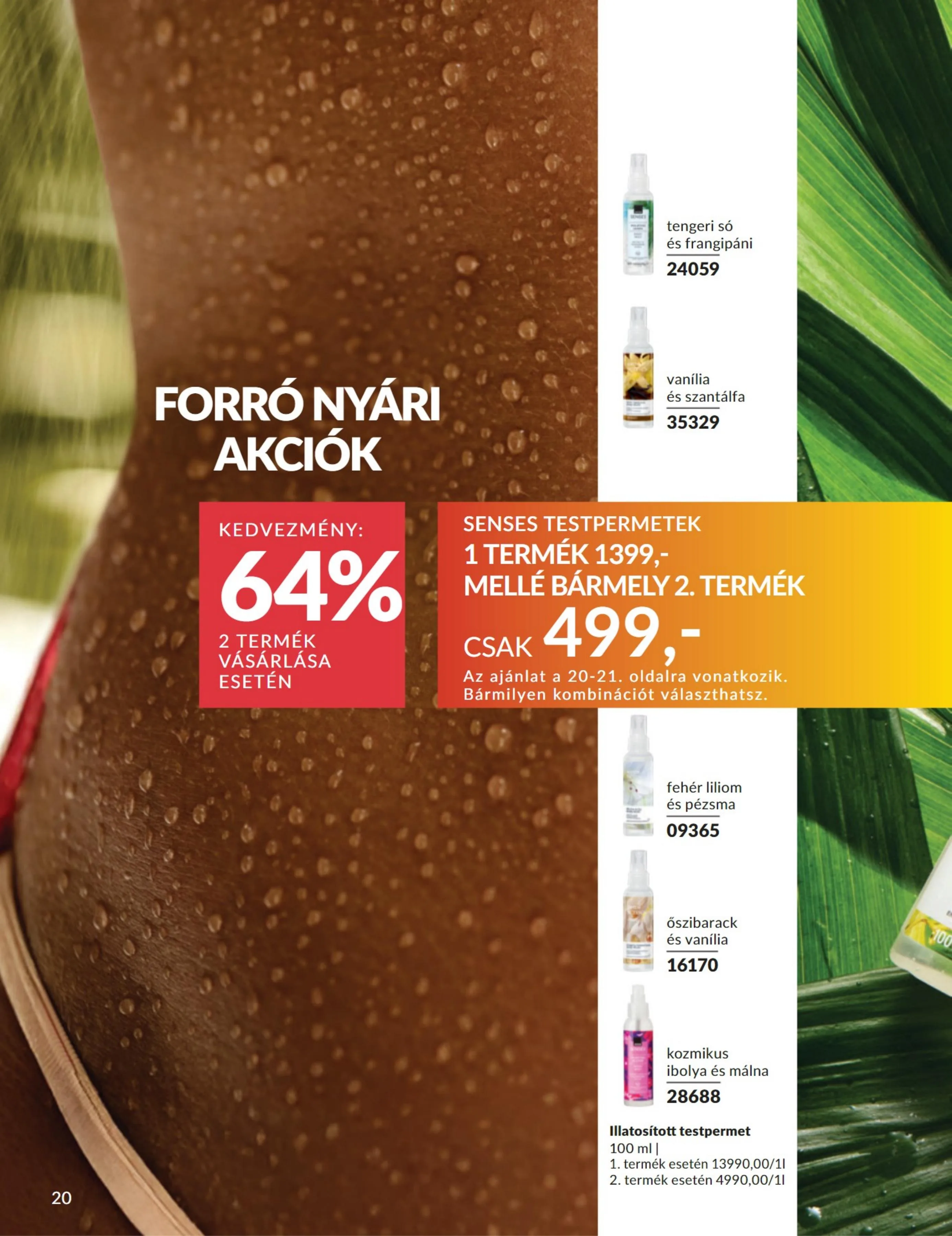 Avon akciós újság 08.01–08.31 – 20. oldal