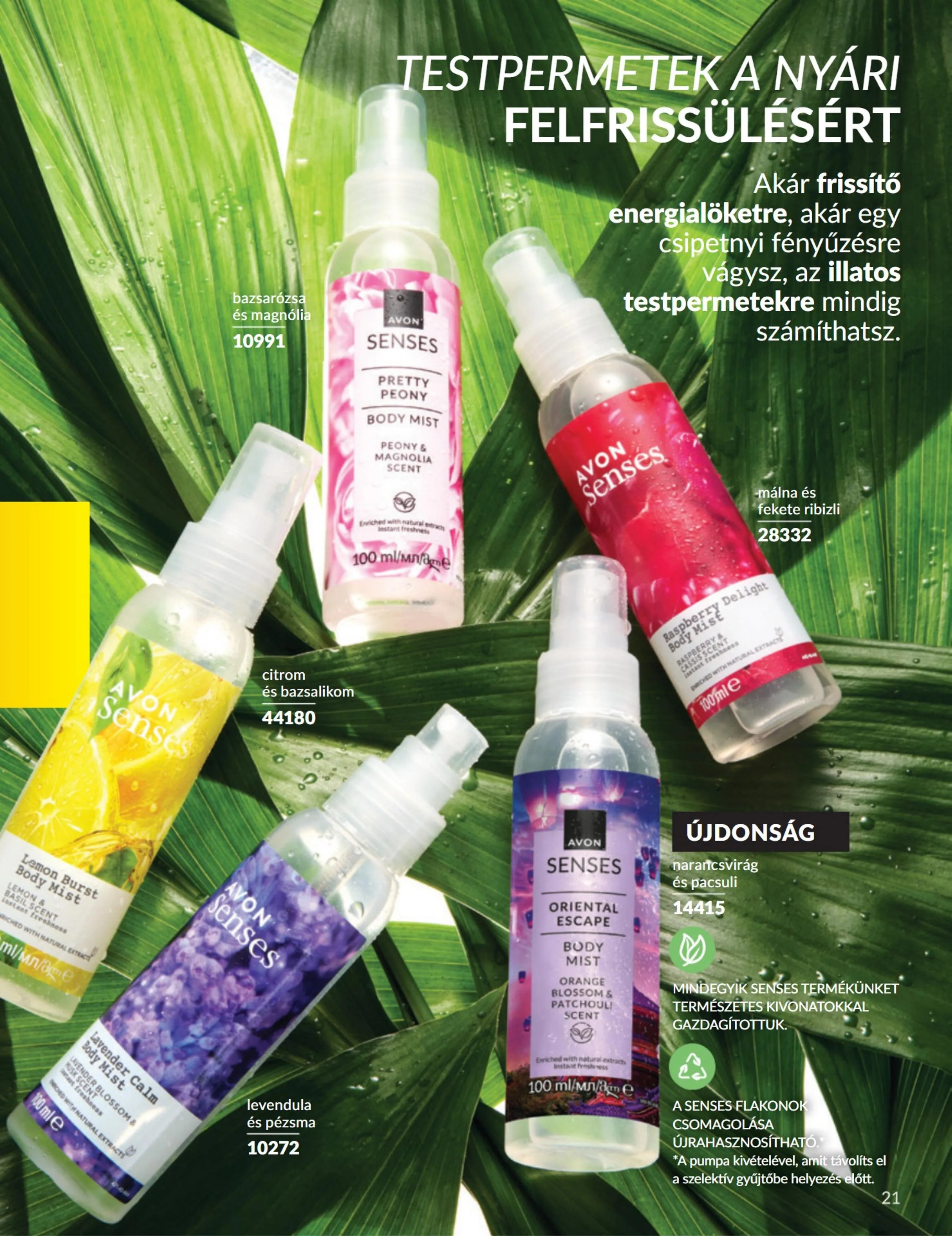 Avon akciós újság 08.01–08.31 – 21. oldal