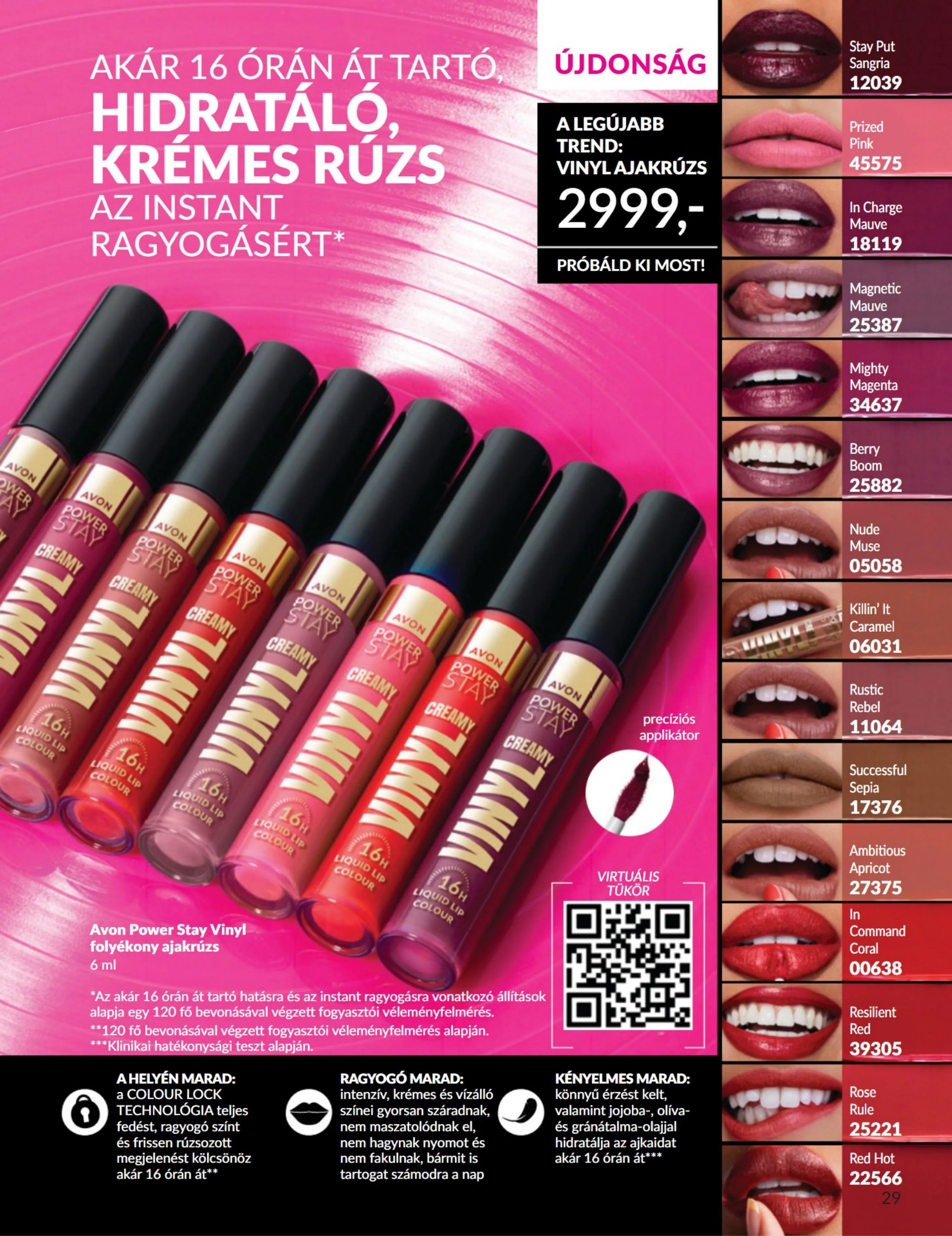 Avon akciós újság 08.01–08.31 – 29. oldal