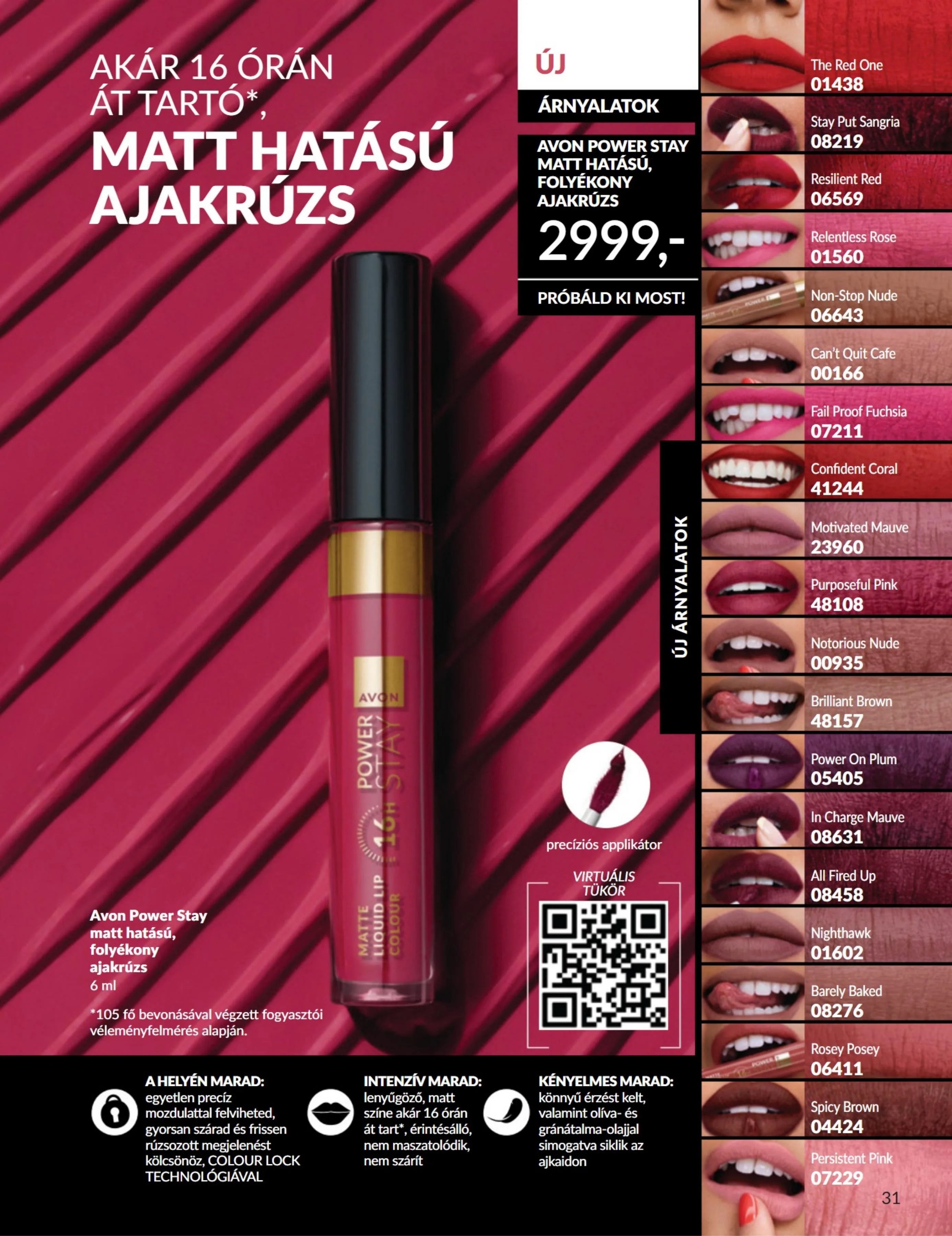 Avon akciós újság 08.01–08.31 – 31. oldal