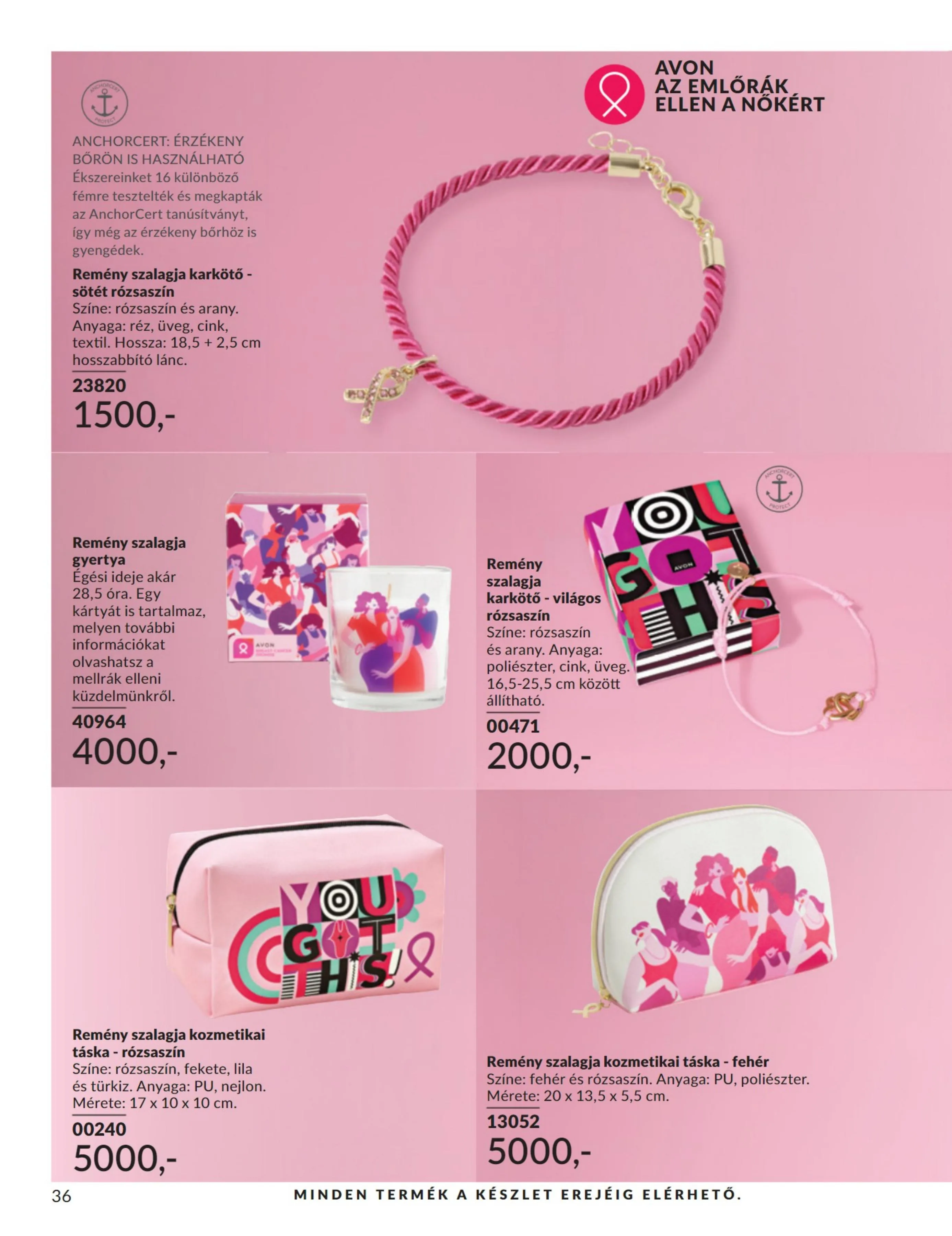 Avon akciós újság 08.01–08.31 – 36. oldal