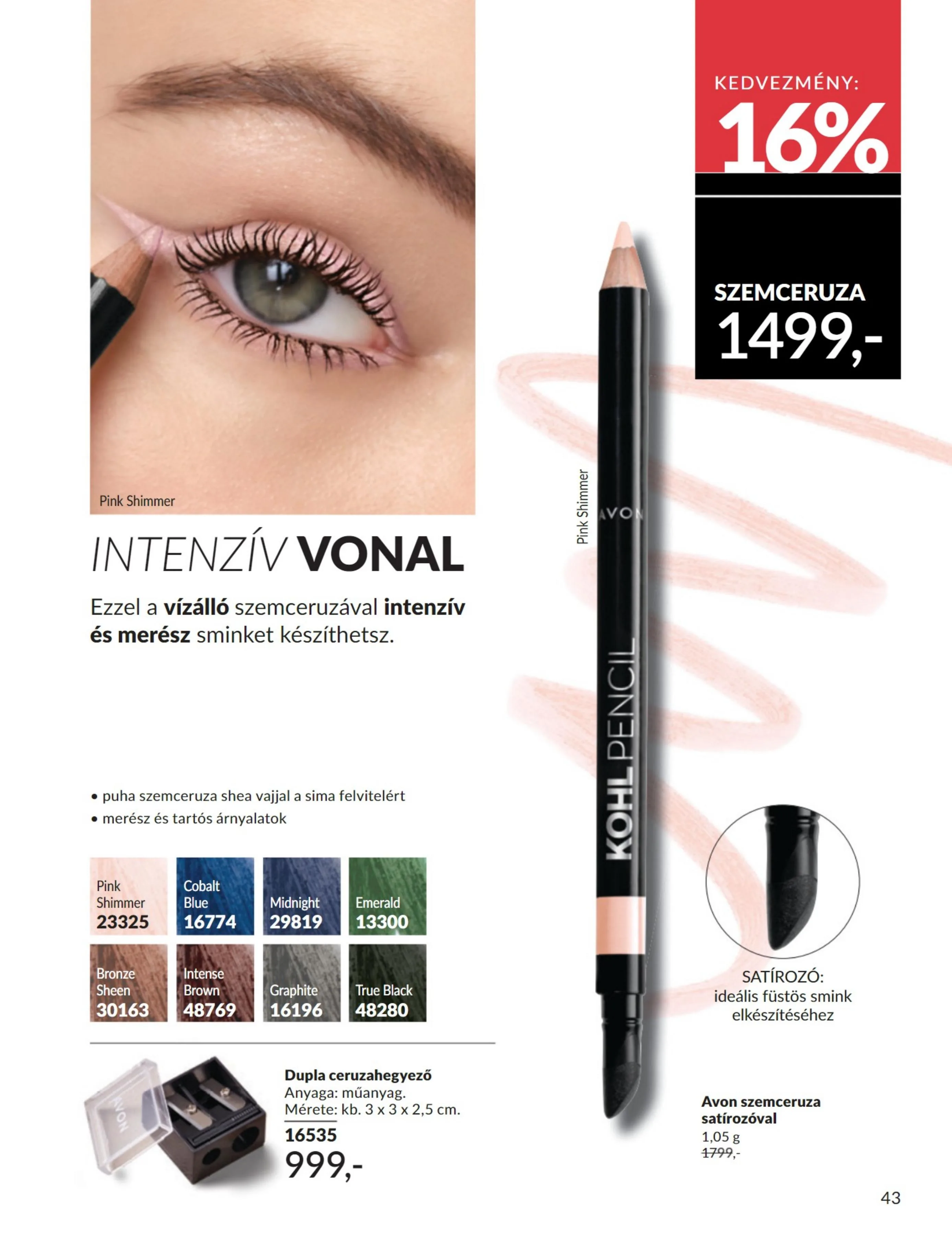 Avon akciós újság 08.01–08.31 – 43. oldal