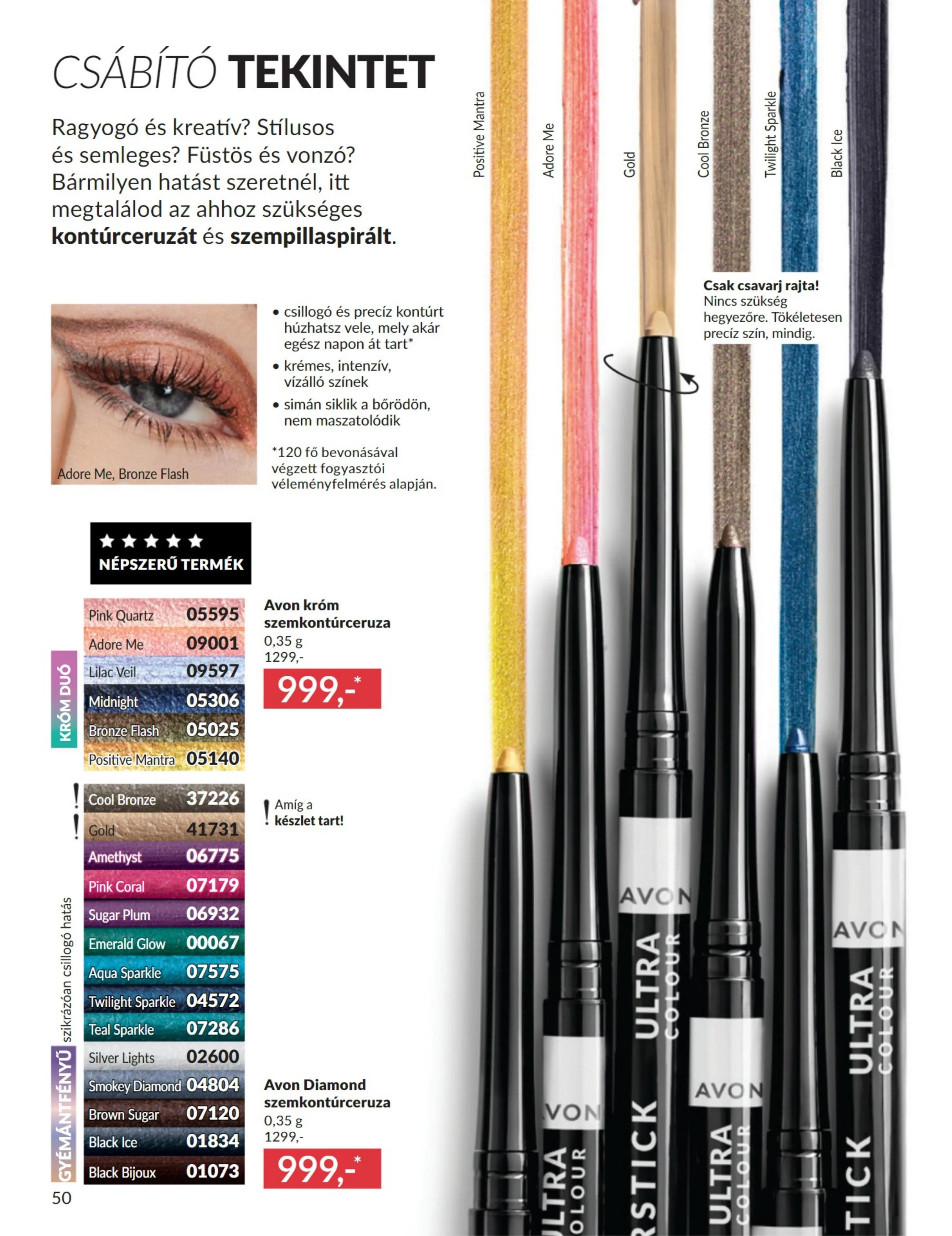 Avon akciós újság 08.01–08.31 – 50. oldal