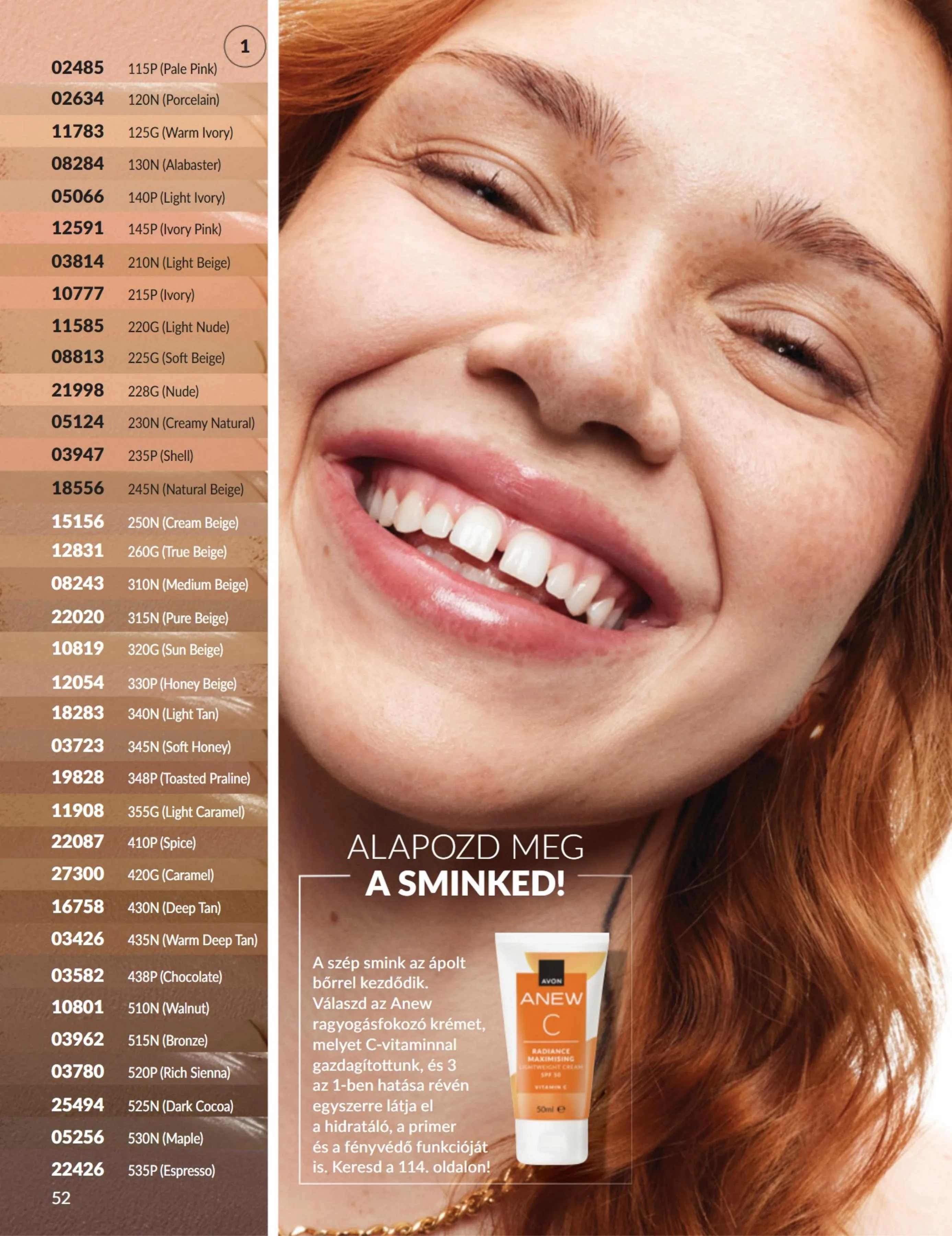 Avon akciós újság 08.01–08.31 – 52. oldal