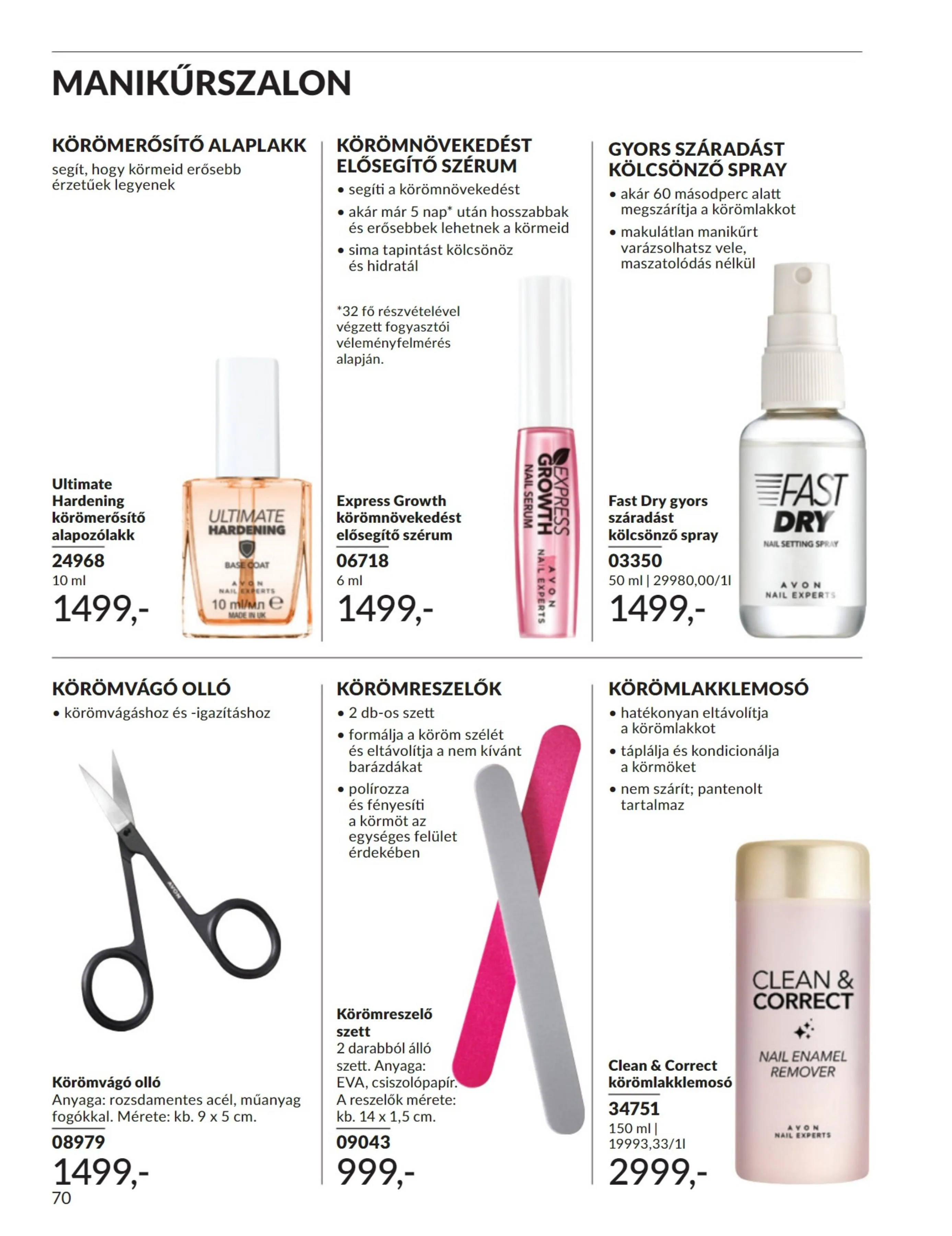 Avon akciós újság 08.01–08.31 – 70. oldal