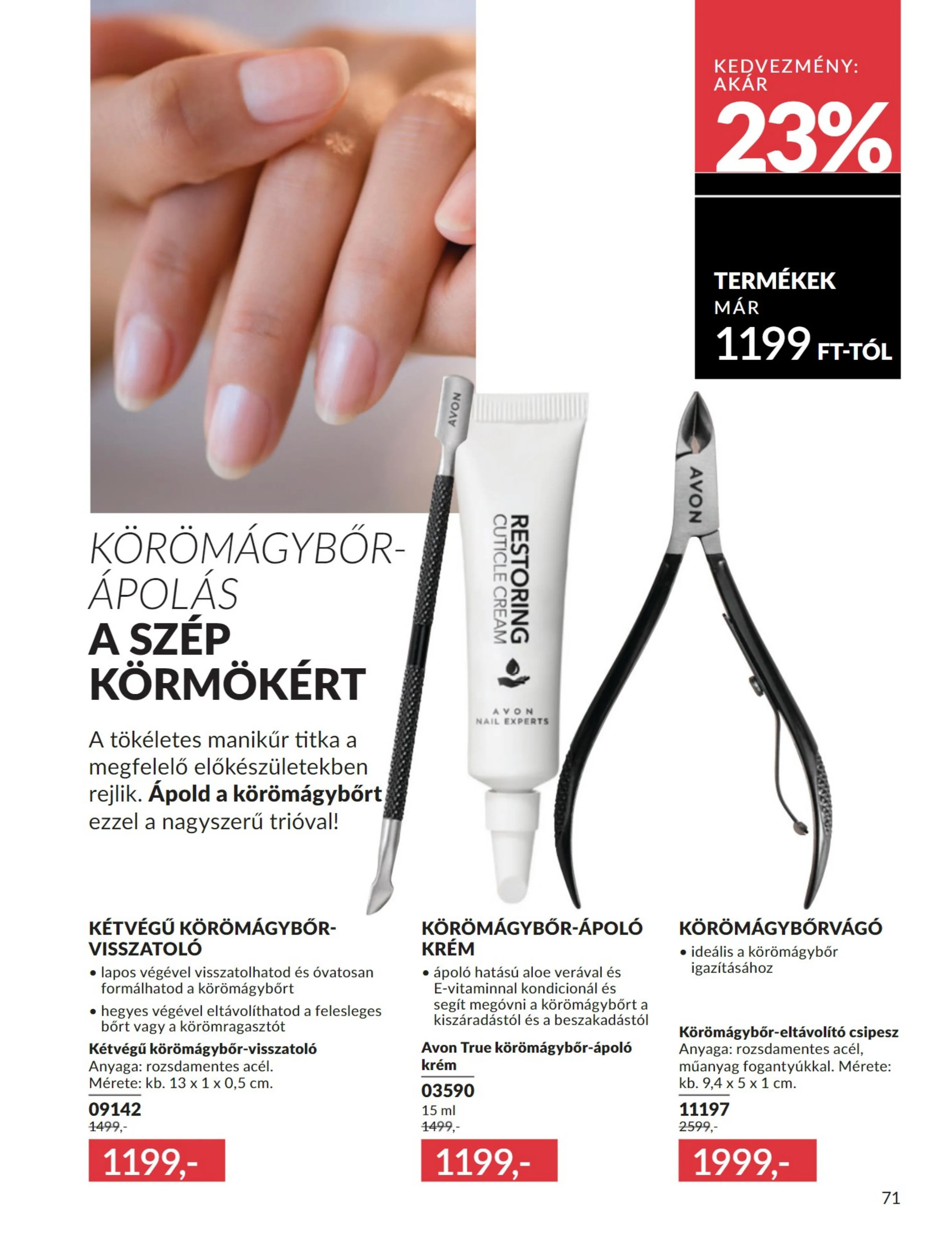 Avon akciós újság 08.01–08.31 – 71. oldal