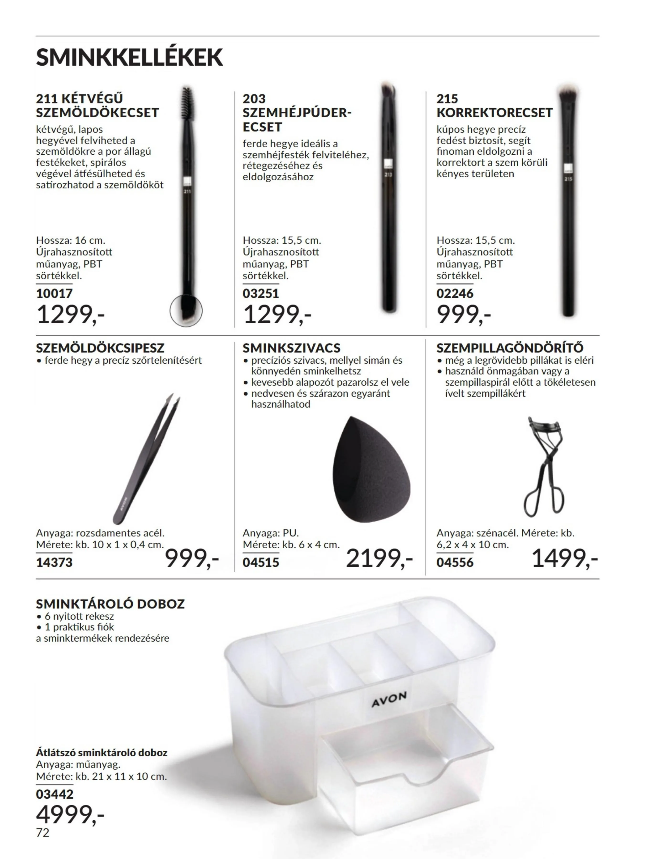 Avon akciós újság 08.01–08.31 – 72. oldal