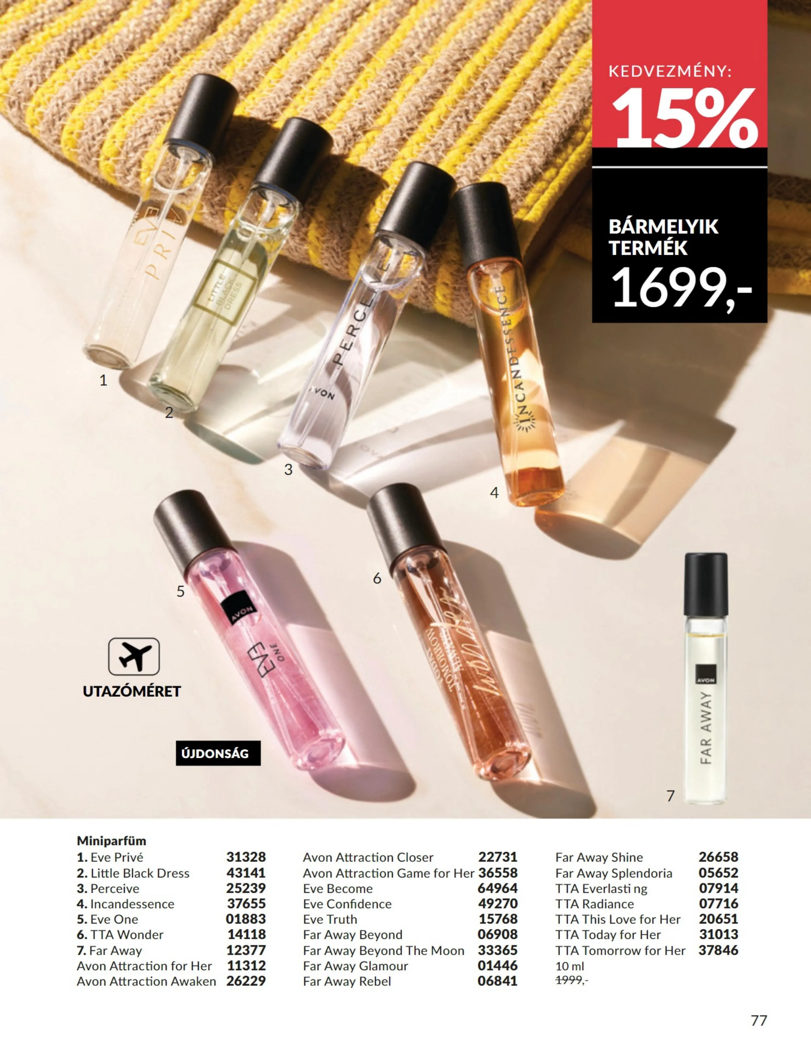 Avon akciós újság 08.01–08.31 – 77. oldal