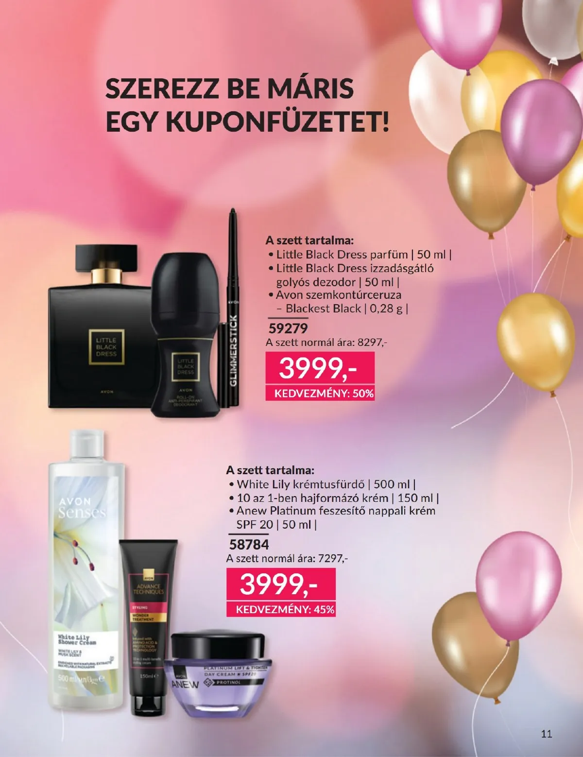Avon akciós újság 09.01–09.30 – 11. oldal