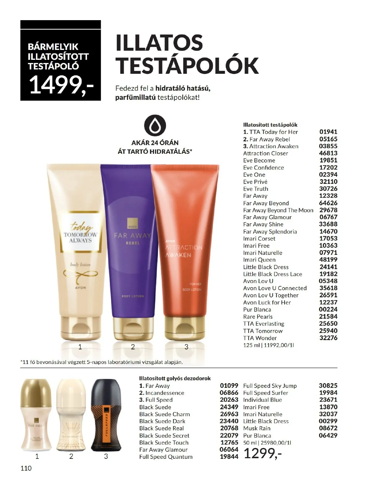 Avon akciós újság 09.01–09.30 – 110. oldal