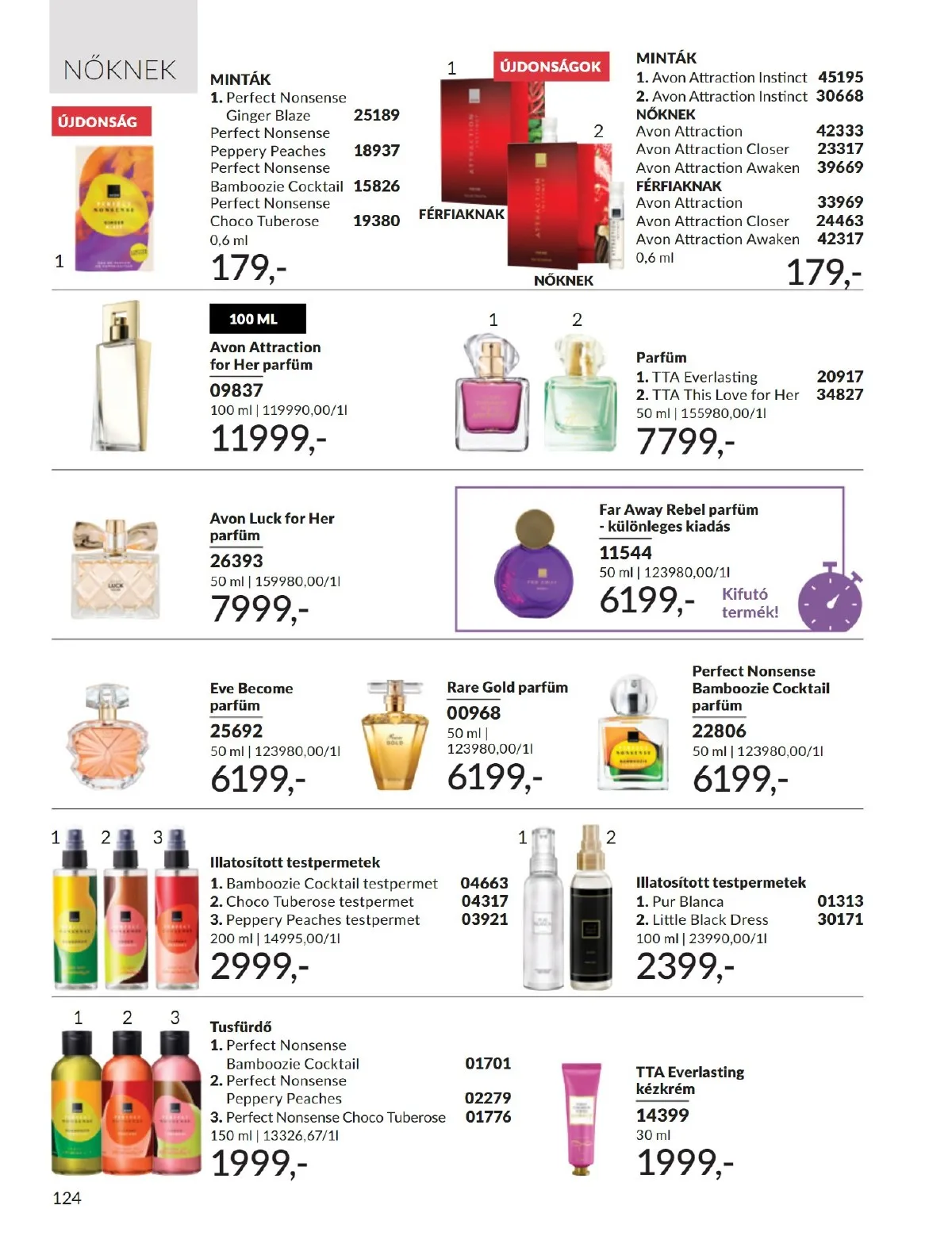 Avon akciós újság 09.01–09.30 – 124. oldal