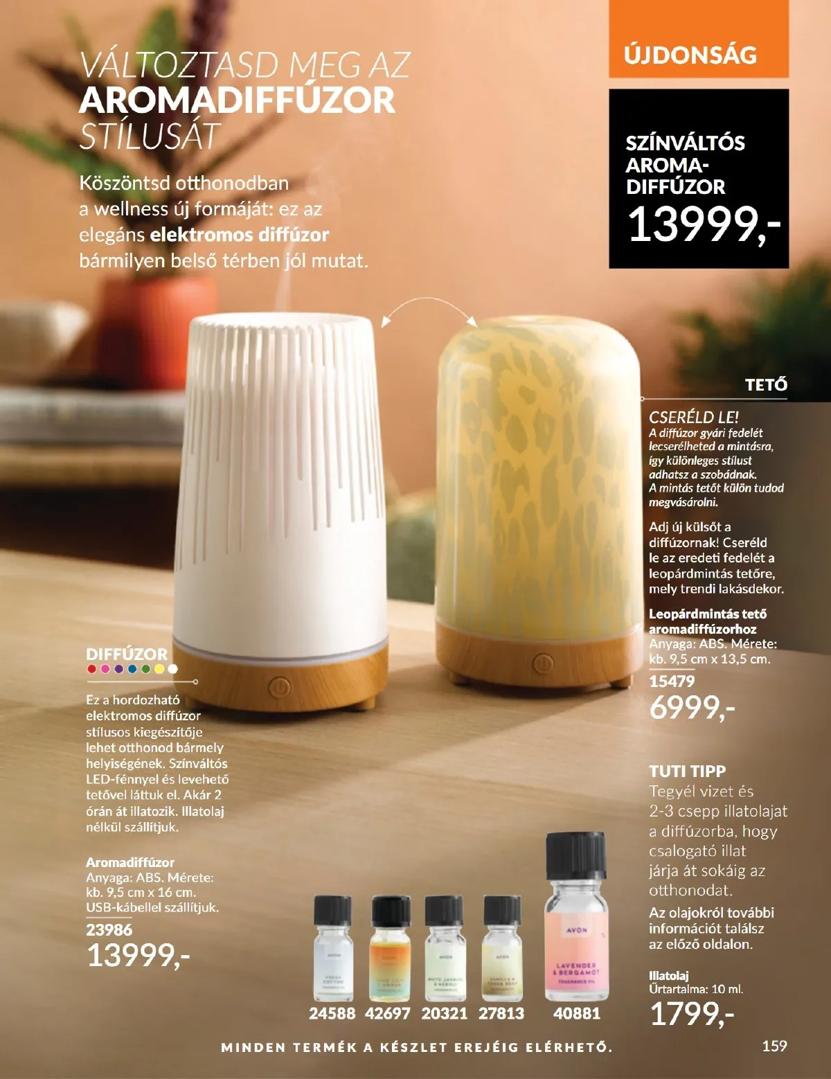 Avon akciós újság 09.01–09.30 – 159. oldal