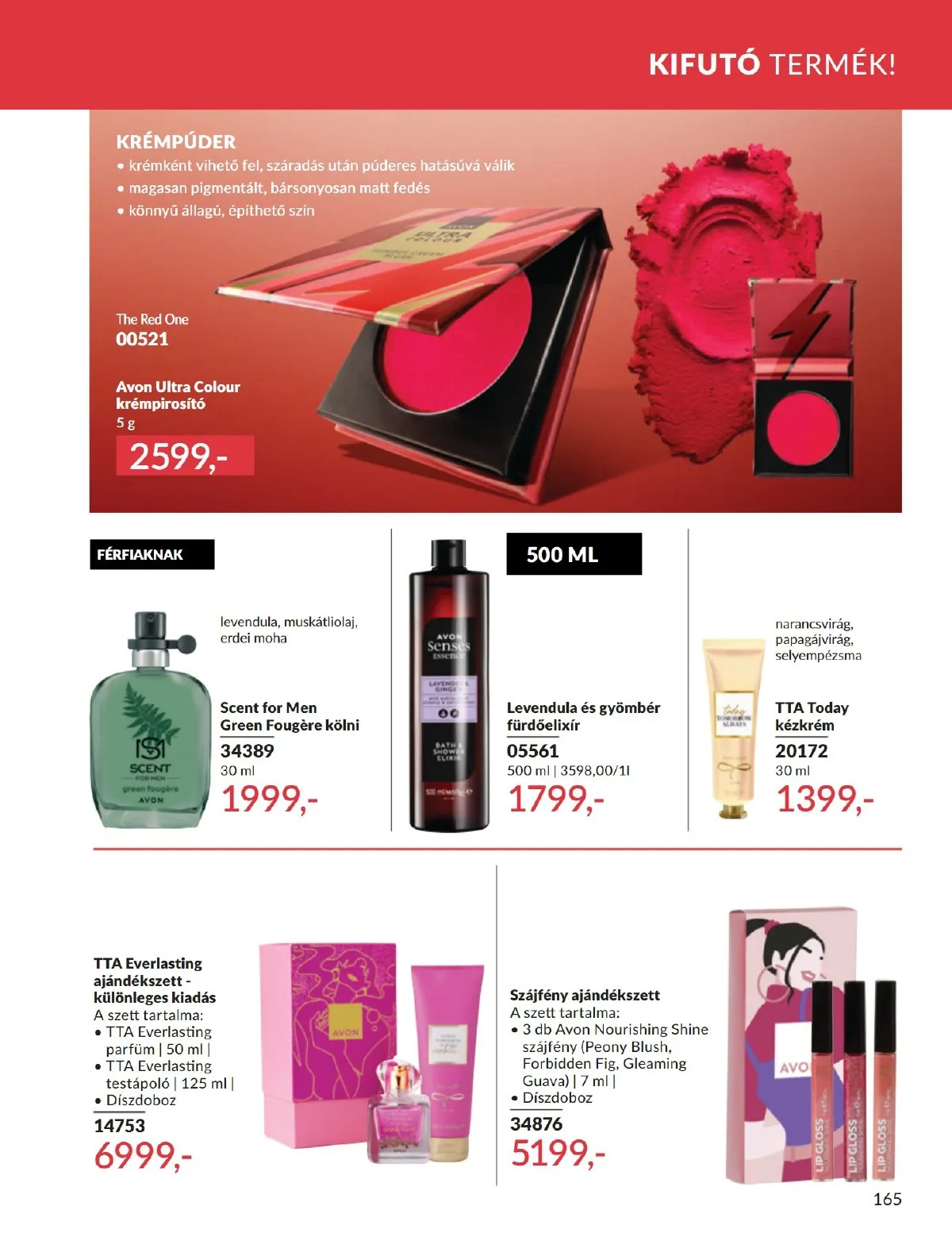 Avon akciós újság 09.01–09.30 – 165. oldal