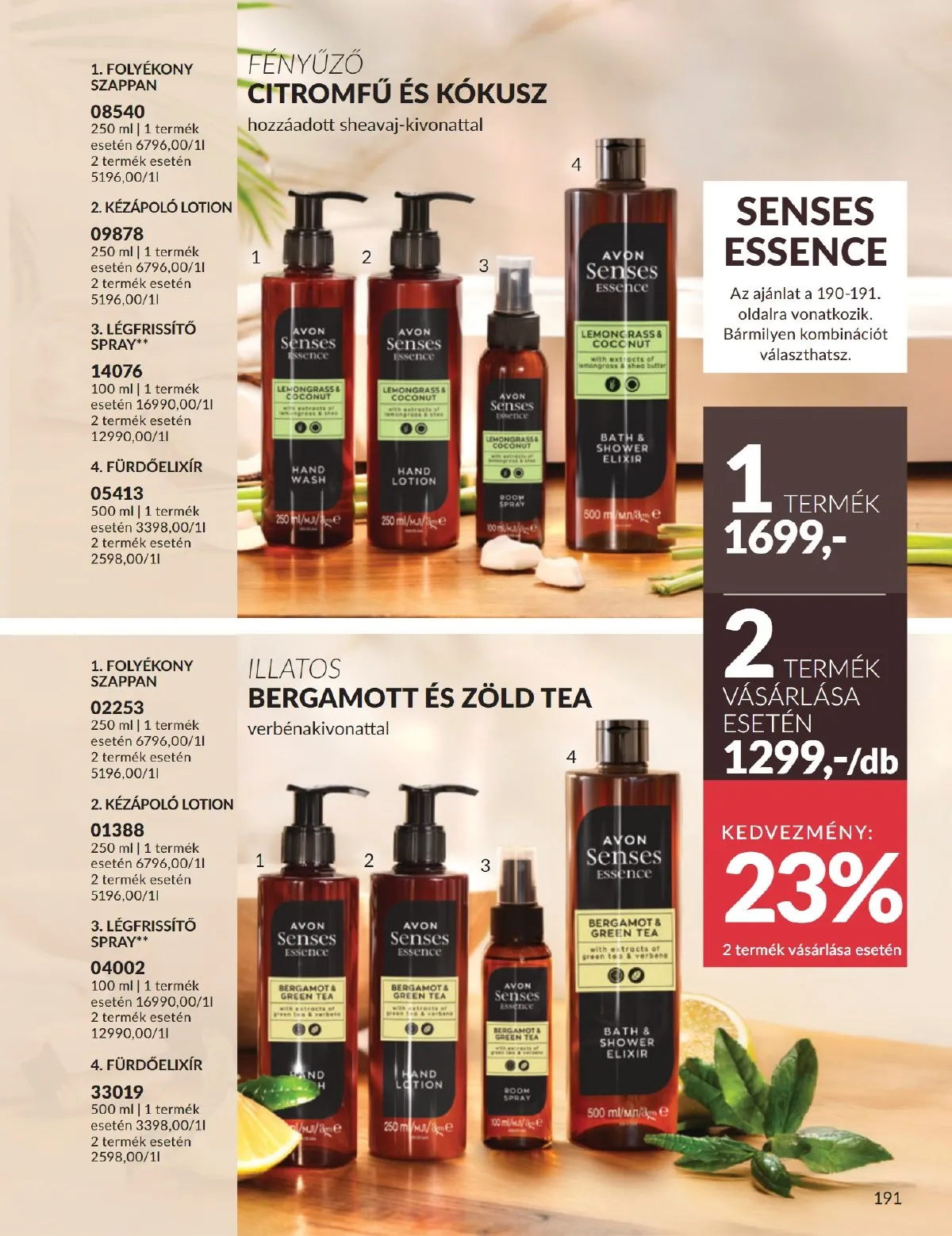 Avon akciós újság 09.01–09.30 – 191. oldal