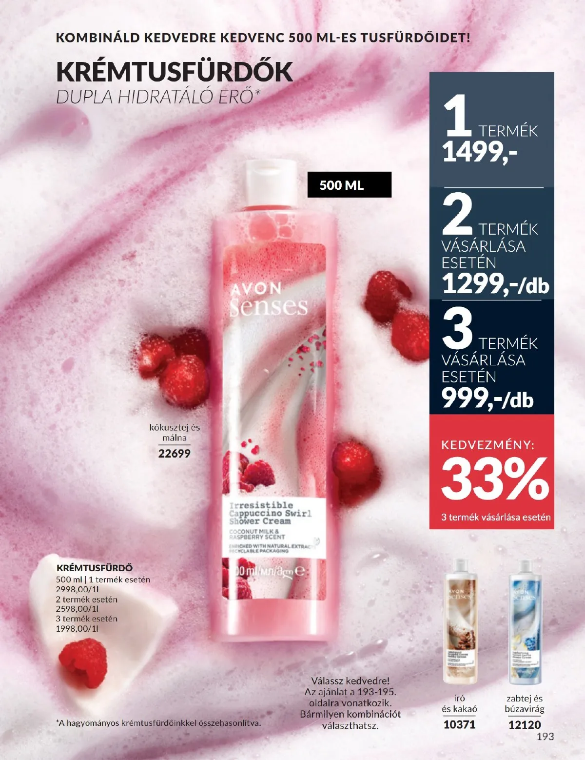 Avon akciós újság 09.01–09.30 – 193. oldal