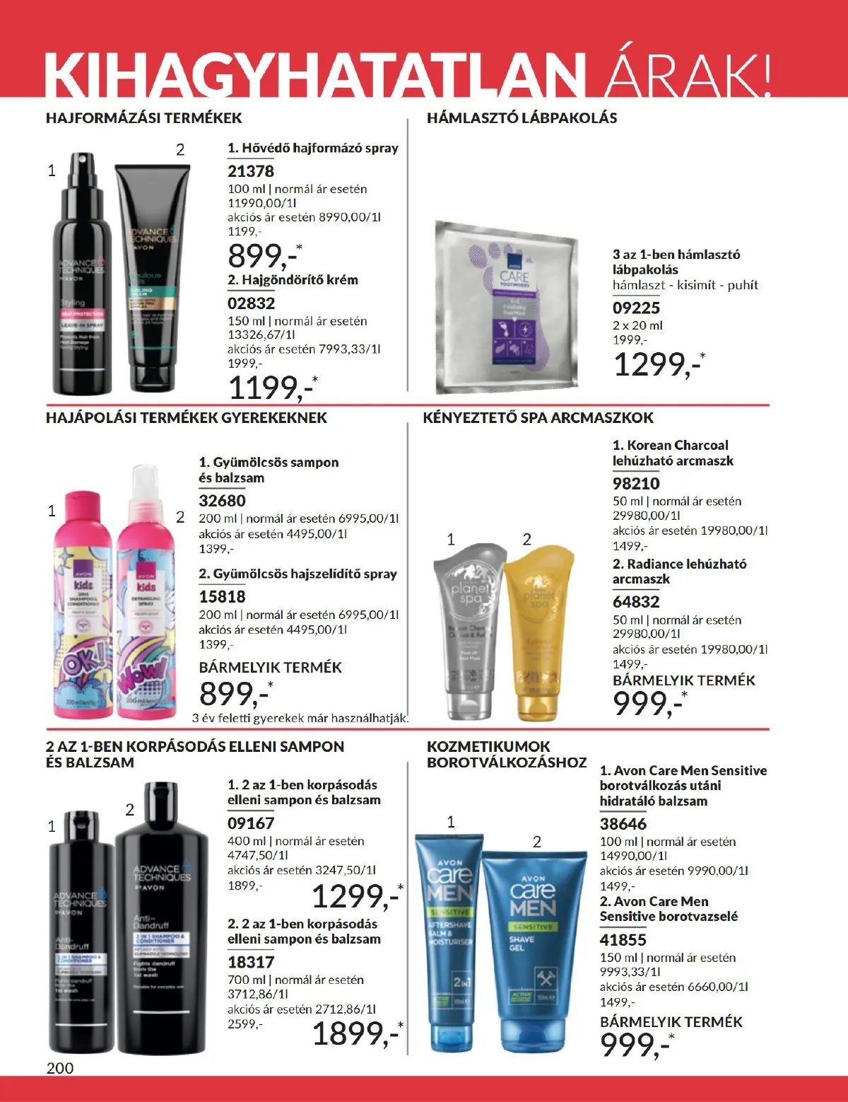 Avon akciós újság 09.01–09.30 – 200. oldal